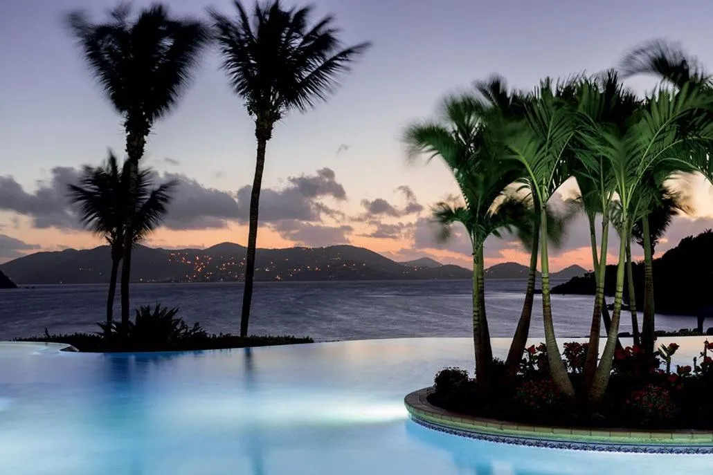 Natural landscape in Great Bay Condominiums located at The Ritz-Carlton Club, St Thomas