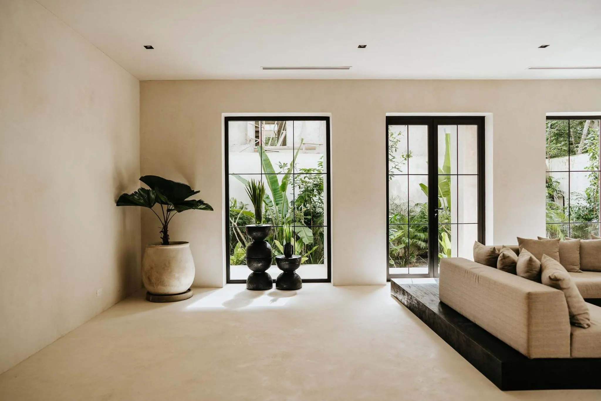 Living room in Jashita Tulum Luxury Villas