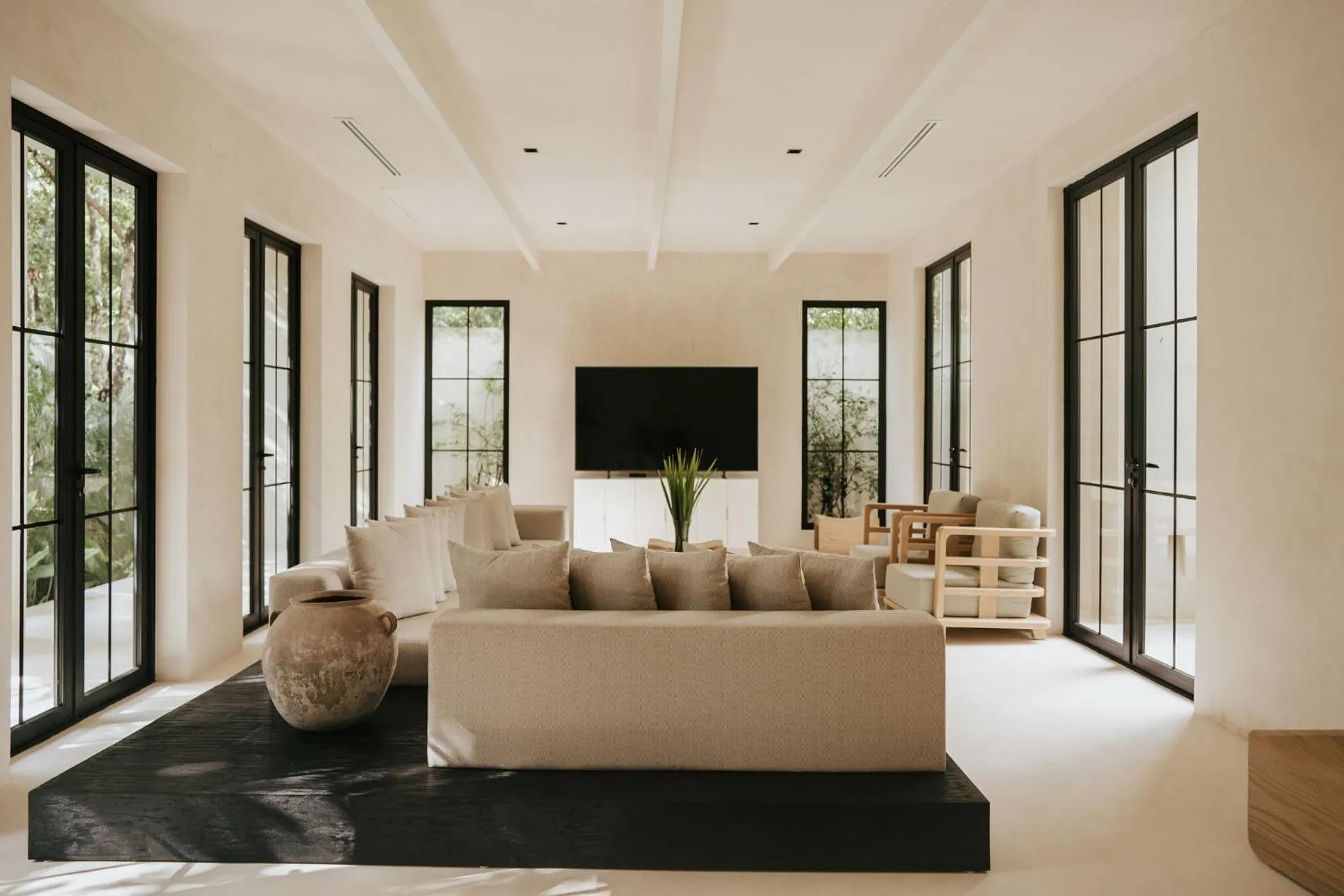 Living room in Jashita Tulum Luxury Villas