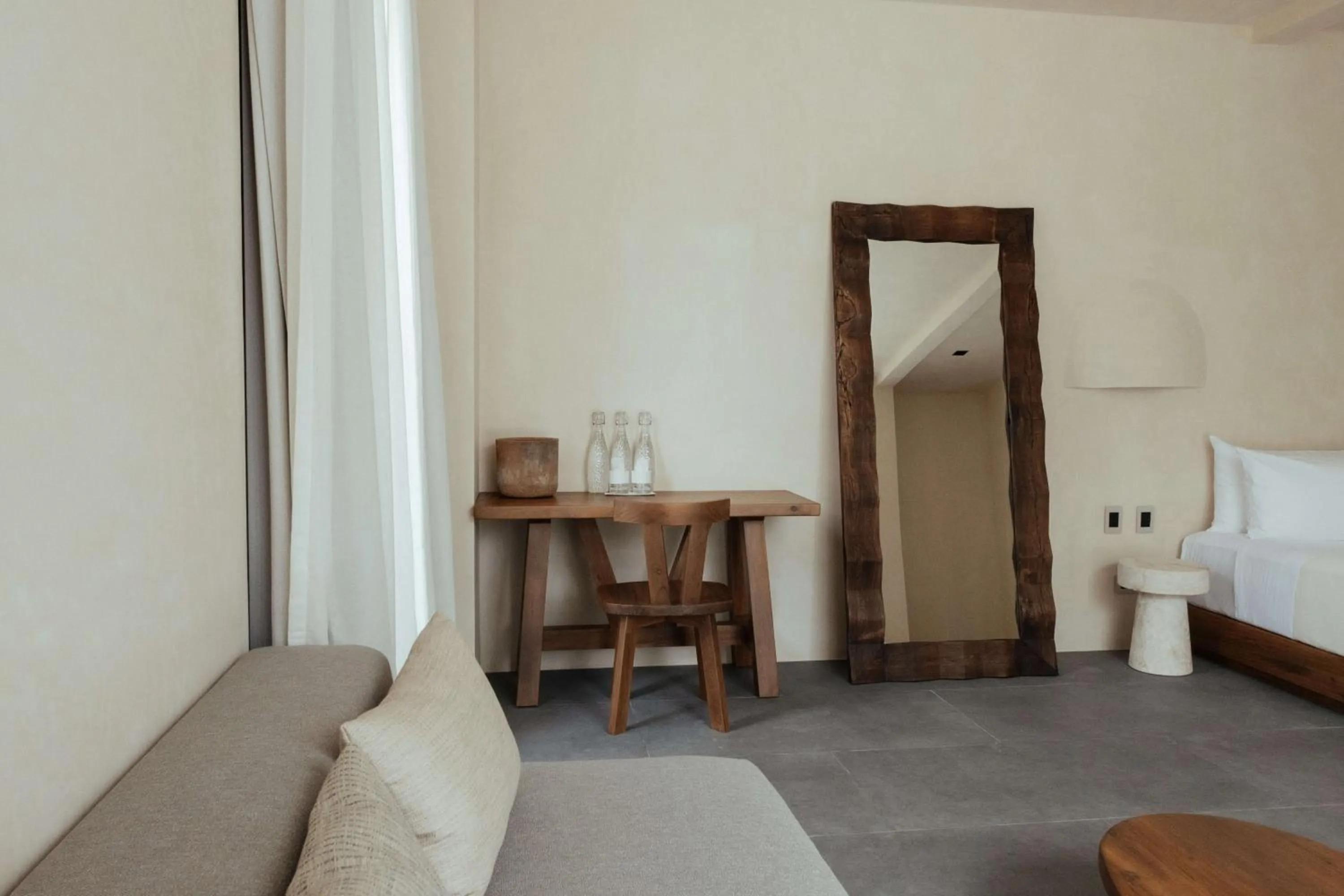 Seating area, Bed in Jashita Tulum Luxury Villas