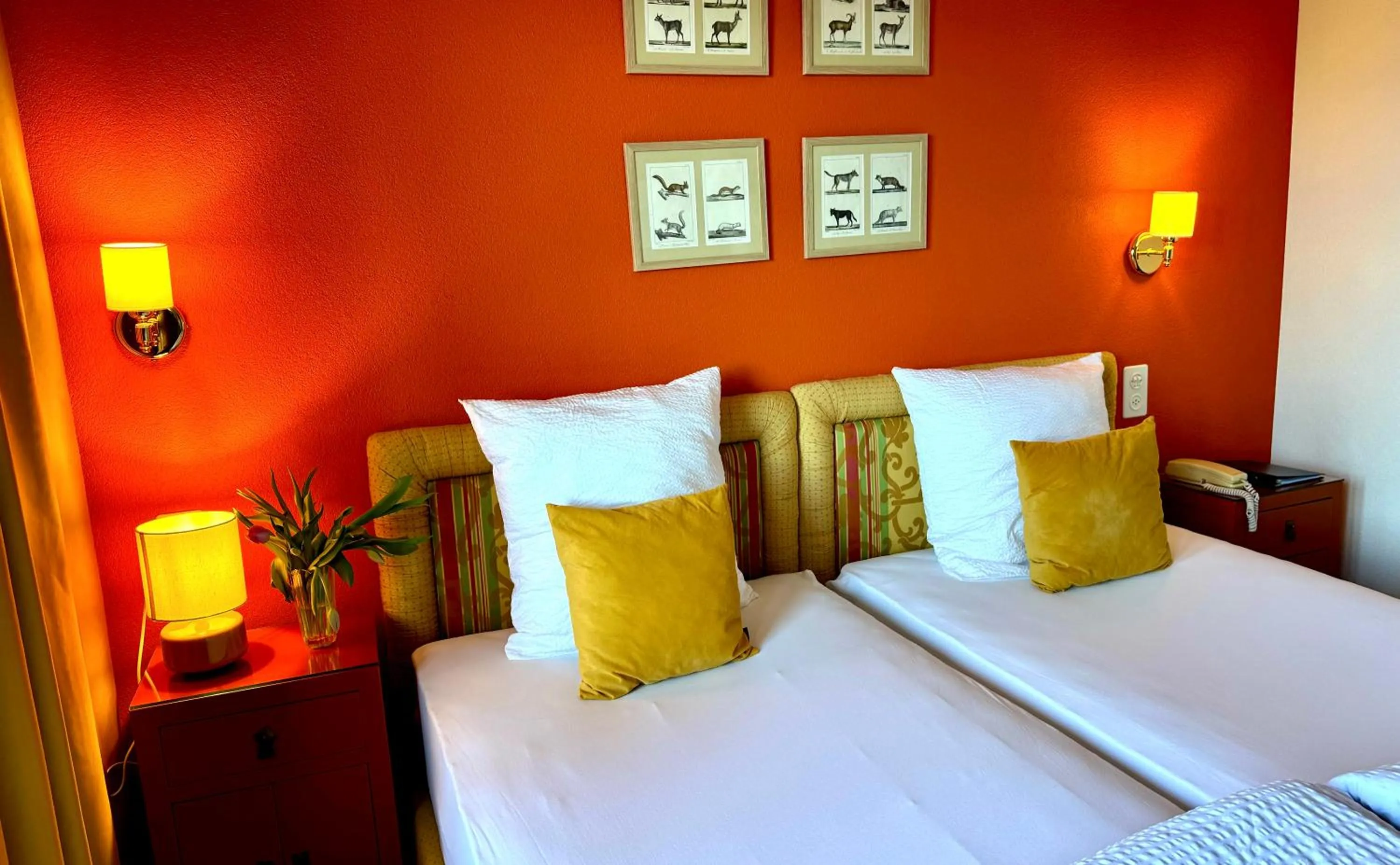 Bedroom, Bed in Hôtel de la Forêt