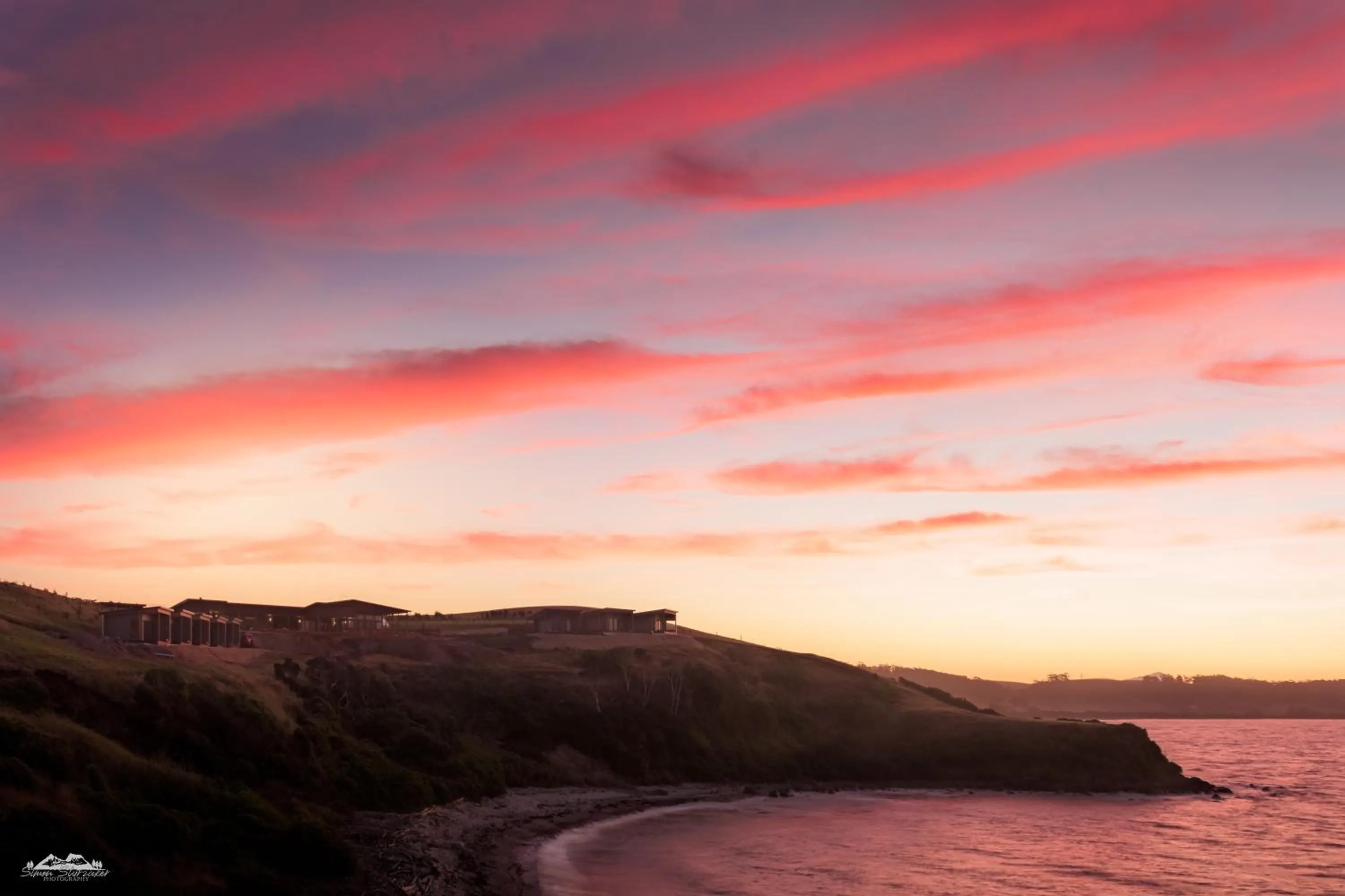 Sunset in The Cove Tasmania