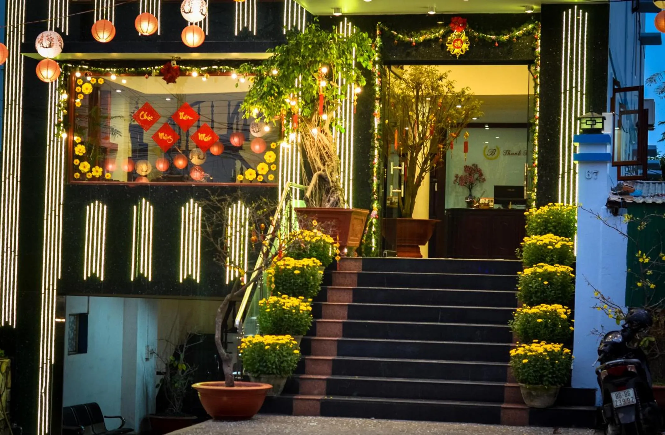 Facade/entrance in Thanh Binh Hotel