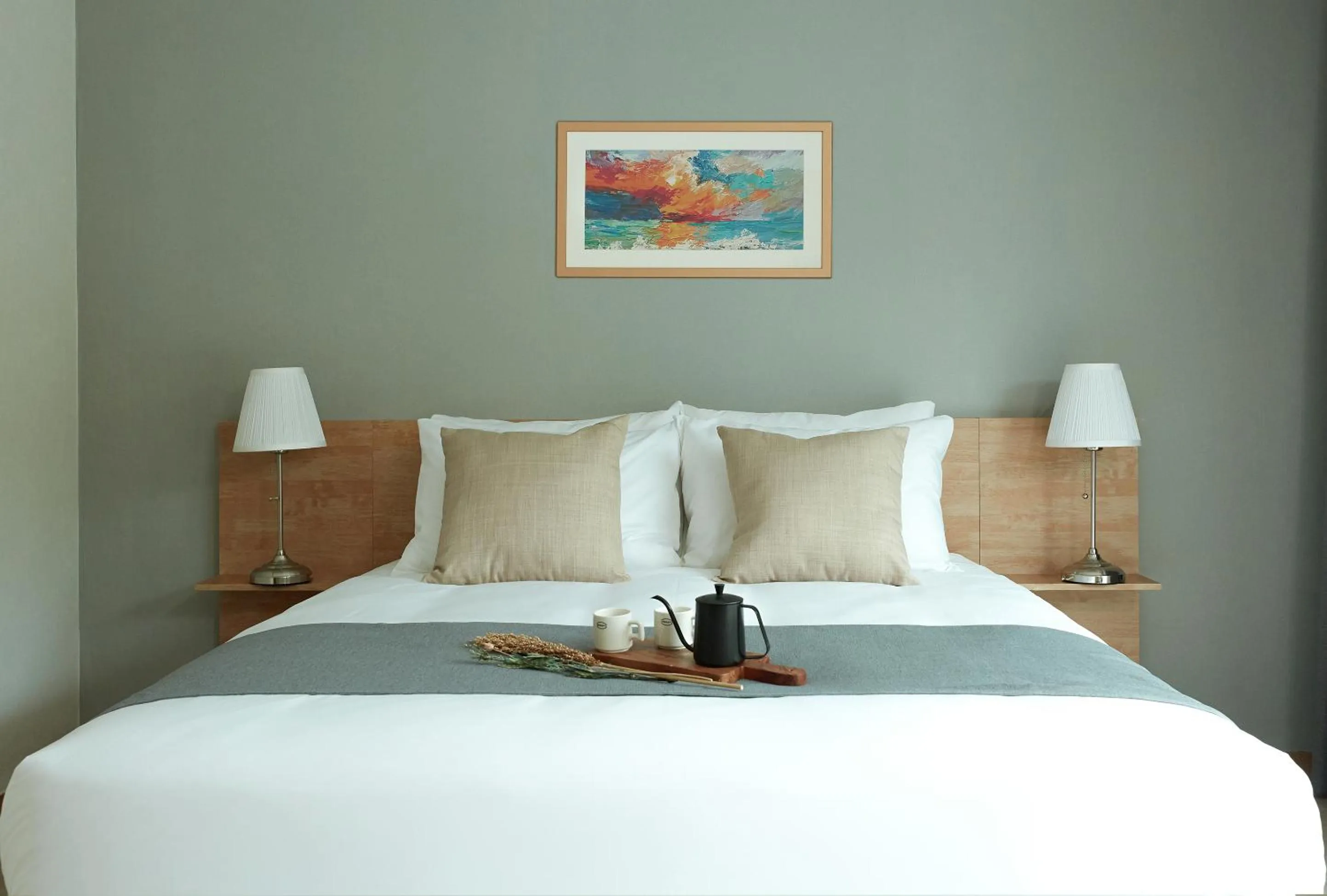 Bed in The N Resort Hotel&Spa YangYang