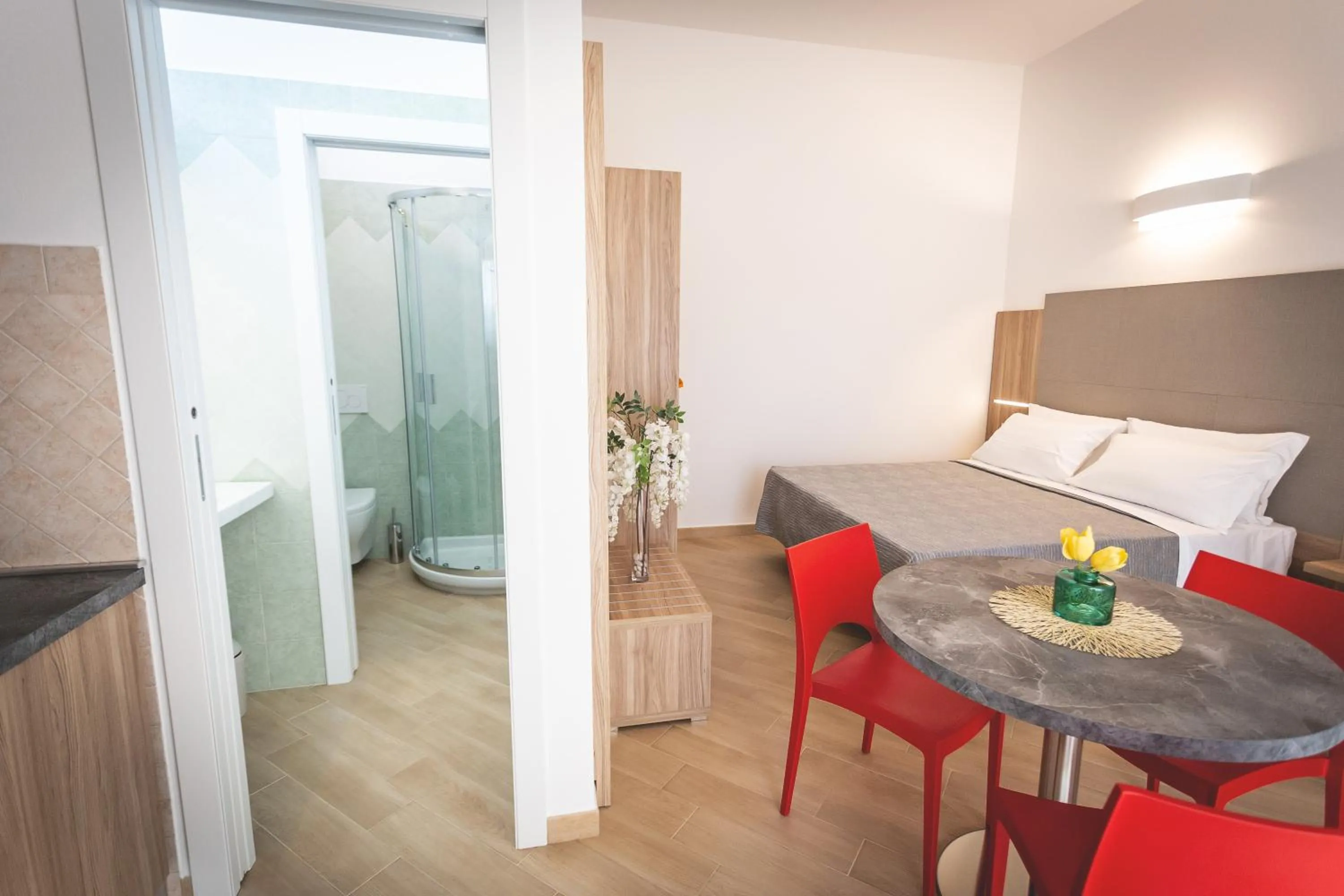 Shower in Hotel Residence Vallecorsa