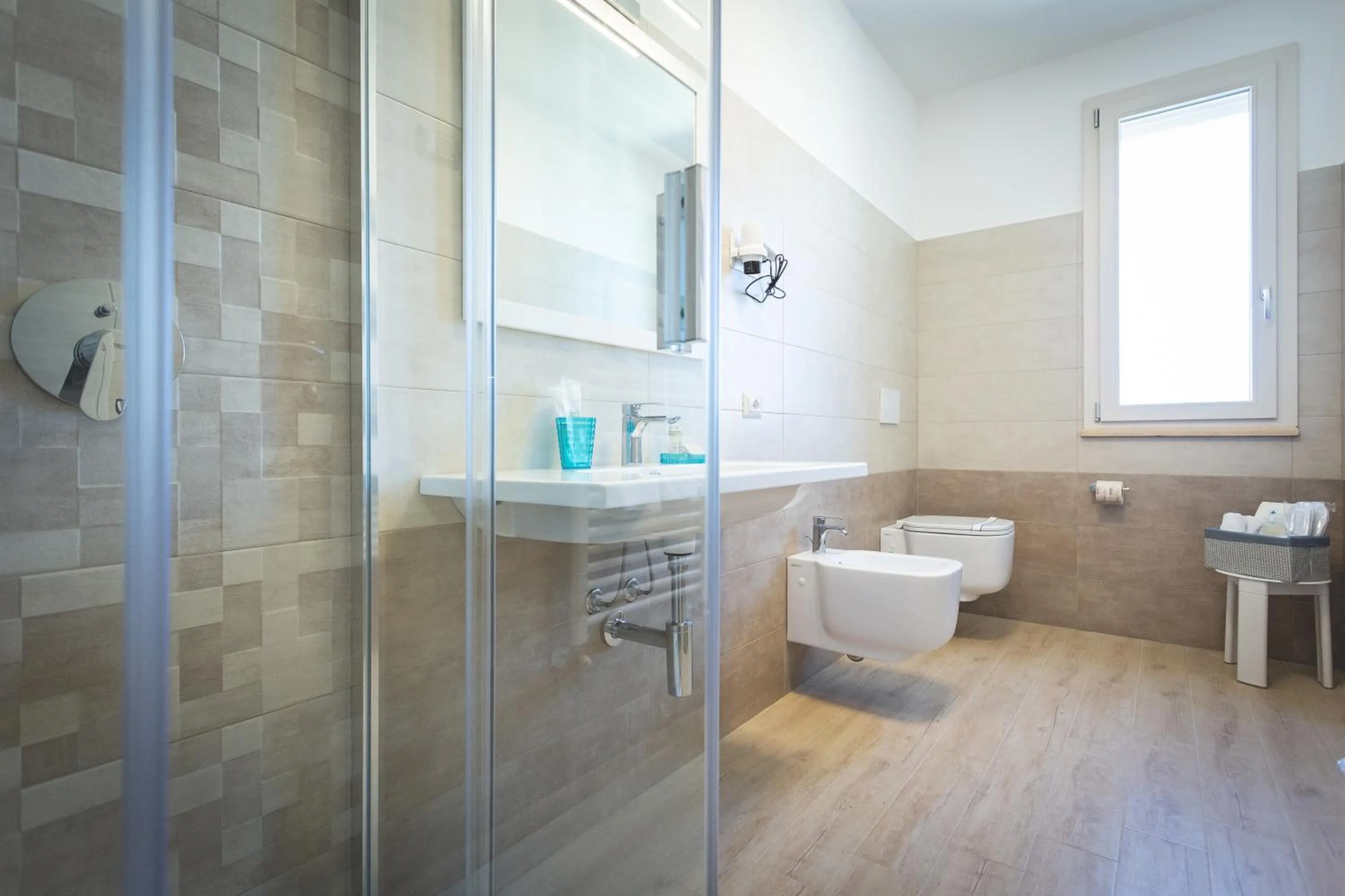 Shower in Hotel Residence Vallecorsa