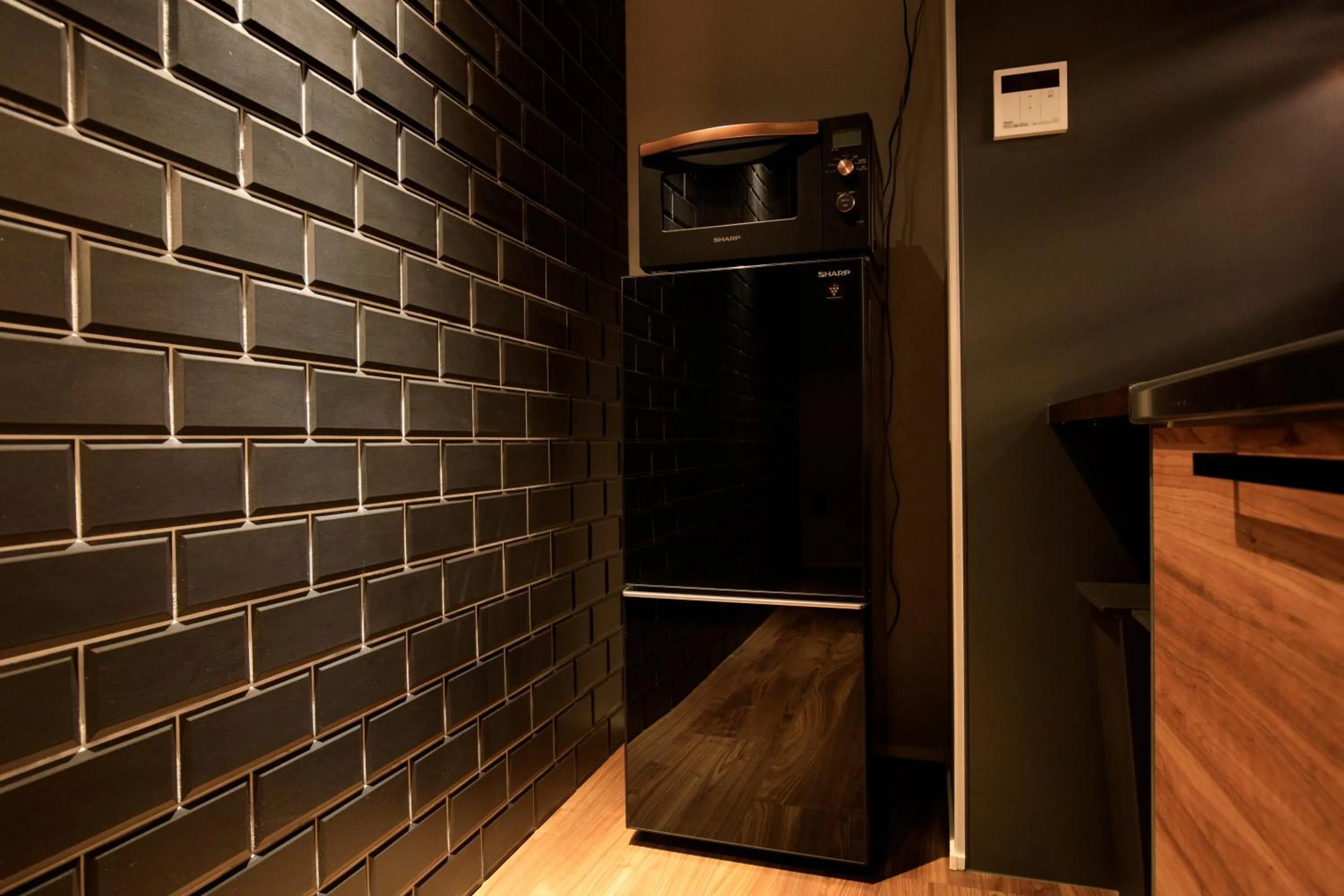 Kitchen or kitchenette in HOTEL&CO