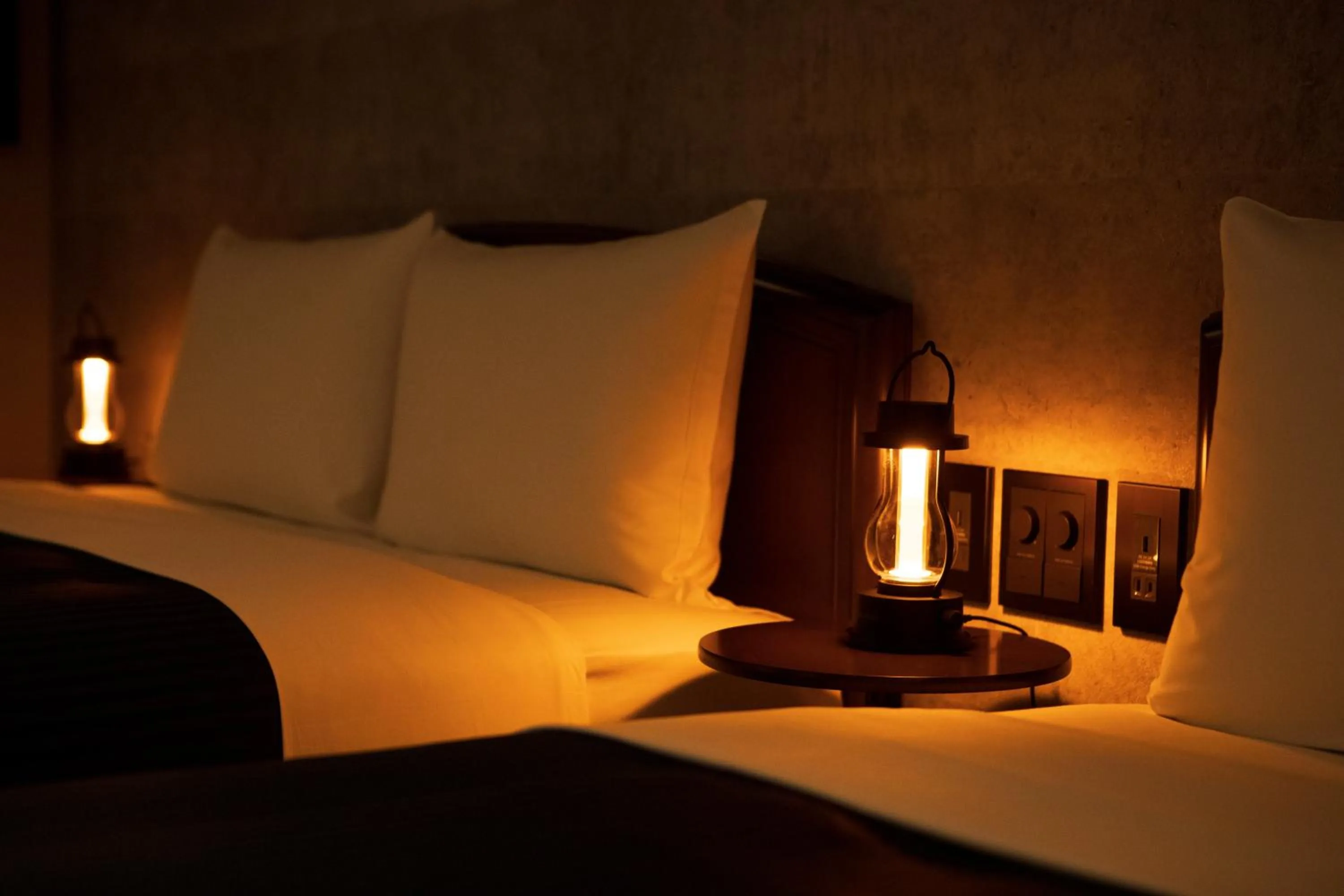 Photo of the whole room, Bed in HOTEL&CO