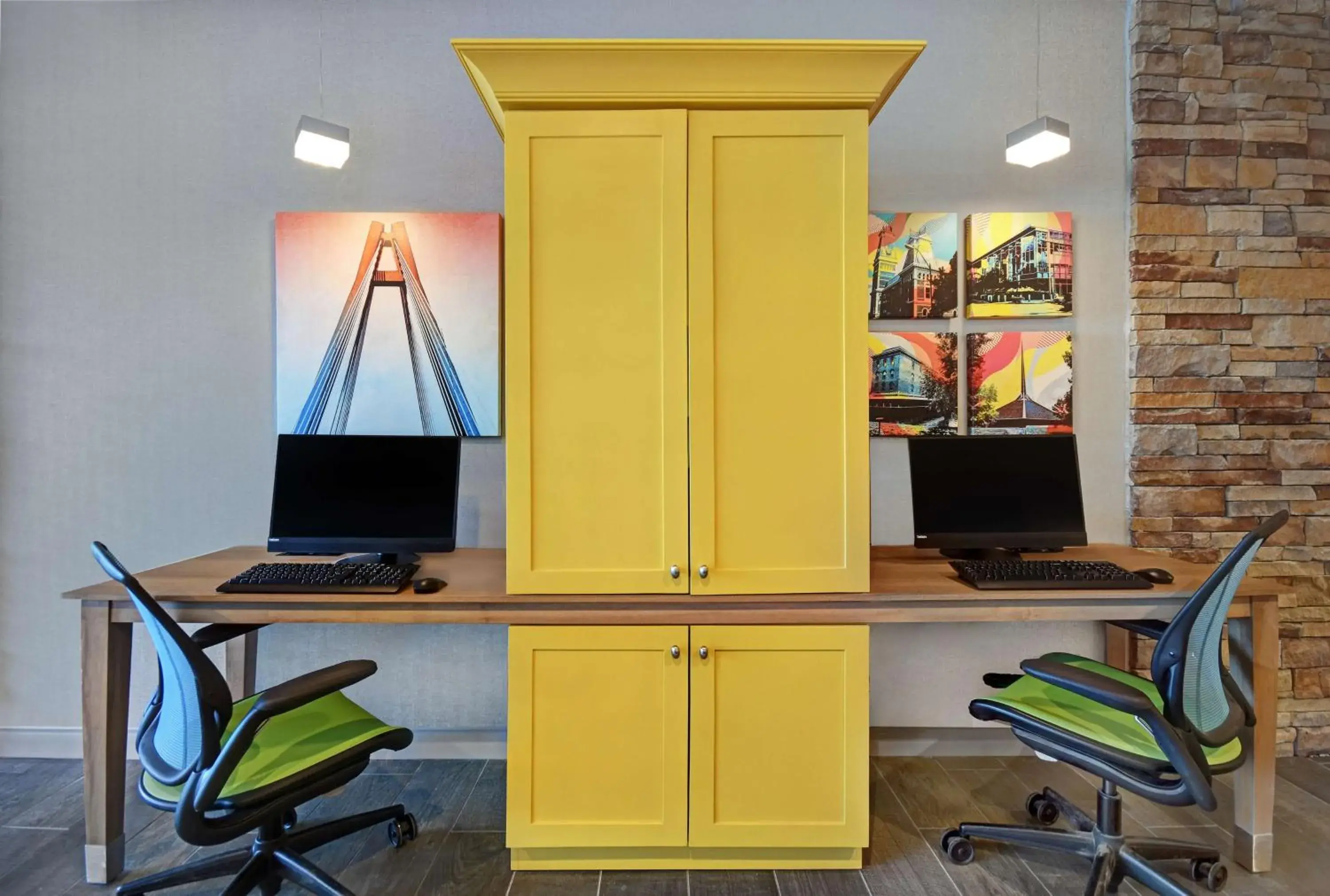 Lobby or reception in Home2 Suites By Hilton Columbus Lobby or reception in Home2 Suites By Hilton Columbus