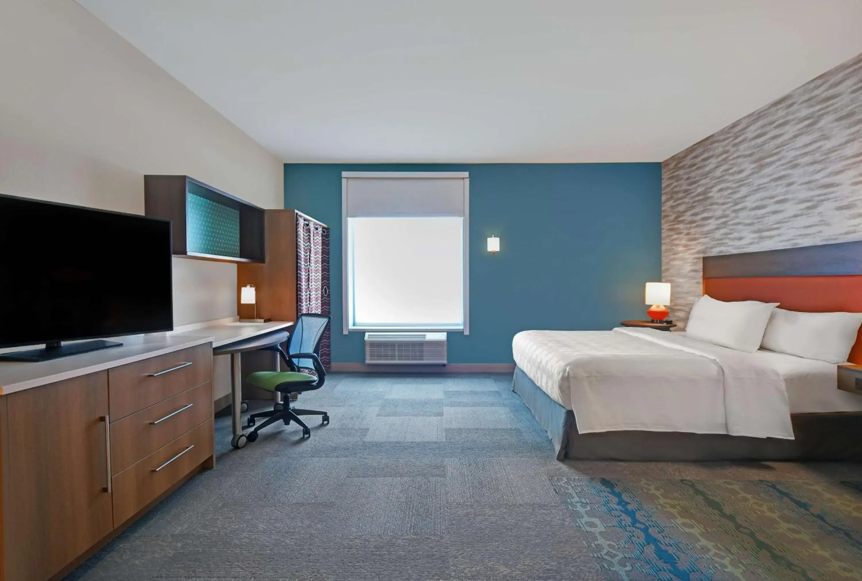 Bedroom, Bed in Home2 Suites By Hilton Columbus Bedroom, Bed in Home2 Suites By Hilton Columbus