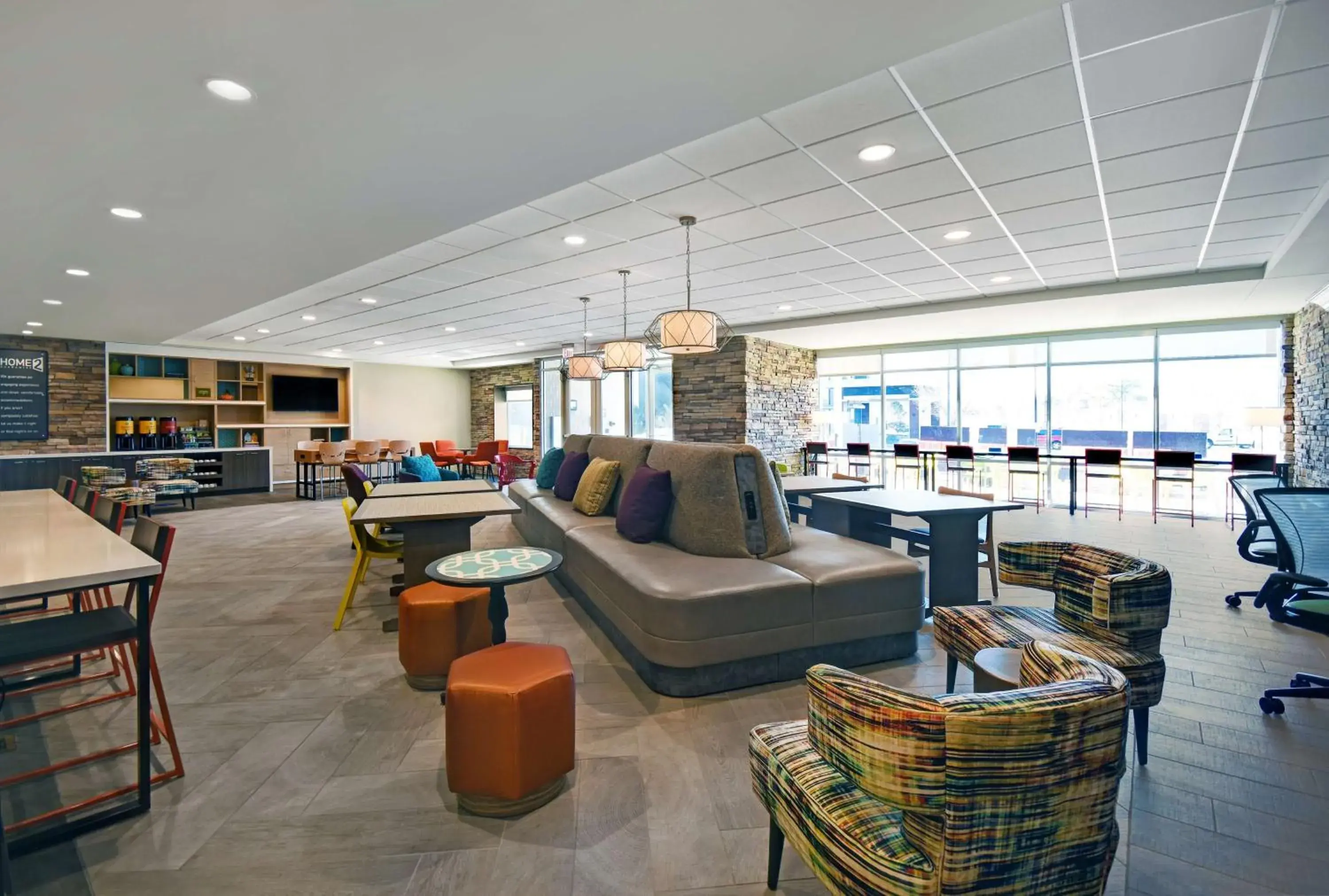 Lobby or reception in Home2 Suites By Hilton Columbus Lobby or reception in Home2 Suites By Hilton Columbus