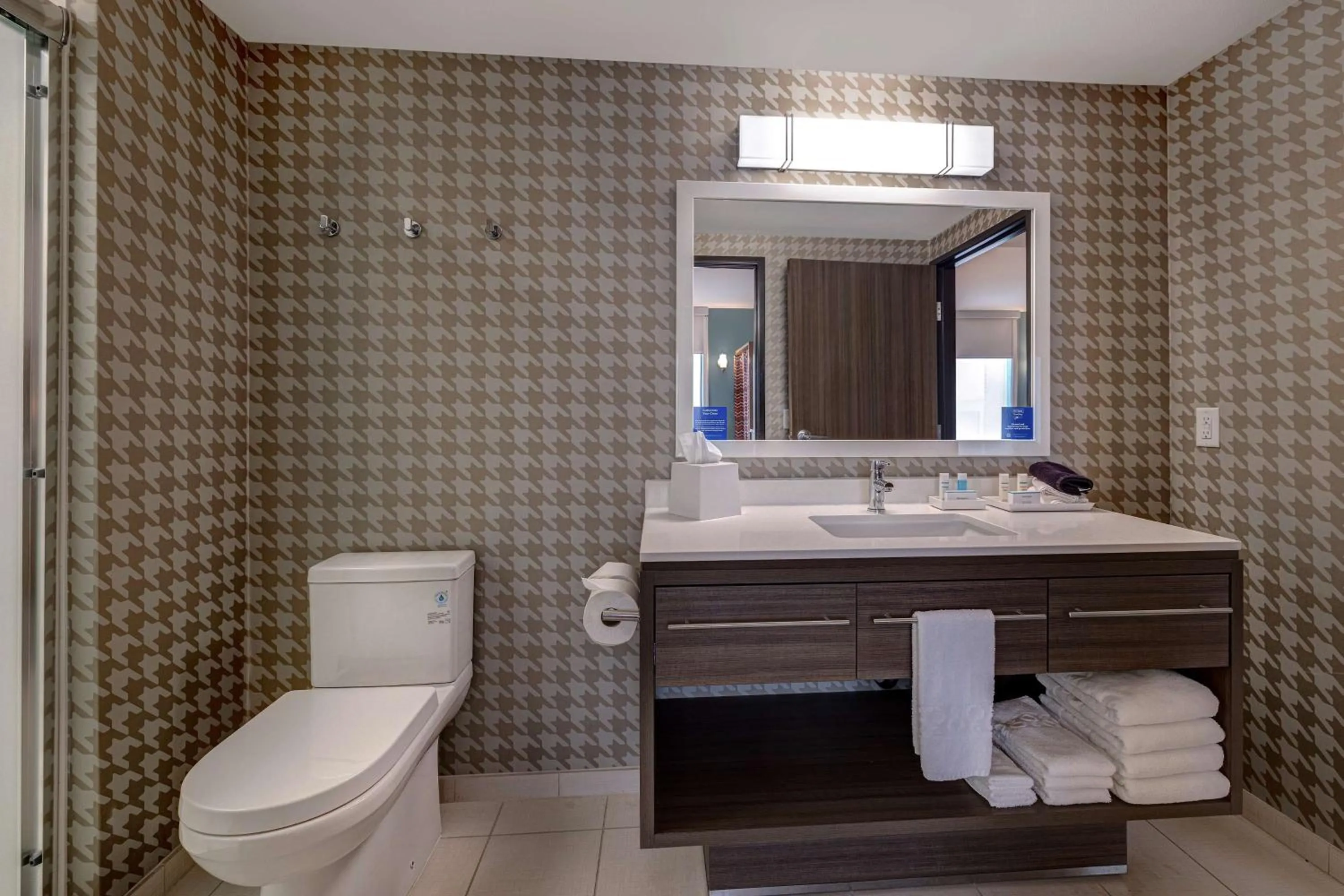 Bathroom in Home2 Suites By Hilton DeKalb