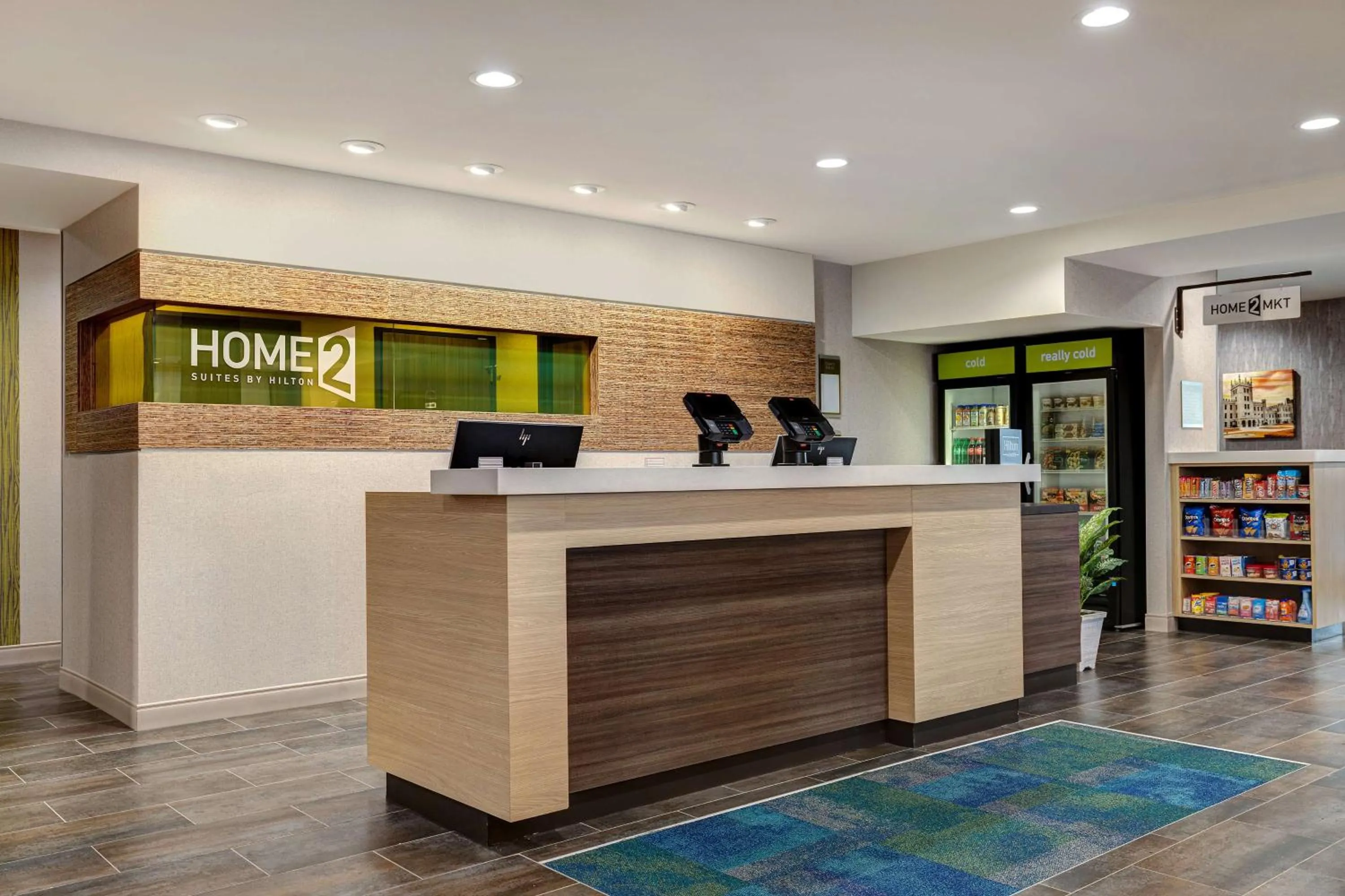 Lobby or reception in Home2 Suites By Hilton DeKalb