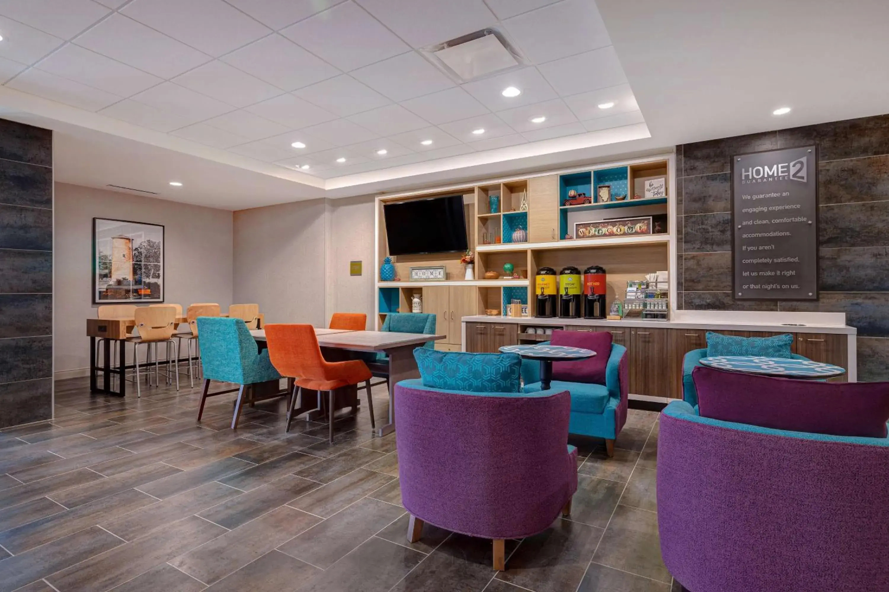 Lobby or reception in Home2 Suites By Hilton DeKalb Lobby or reception in Home2 Suites By Hilton DeKalb
