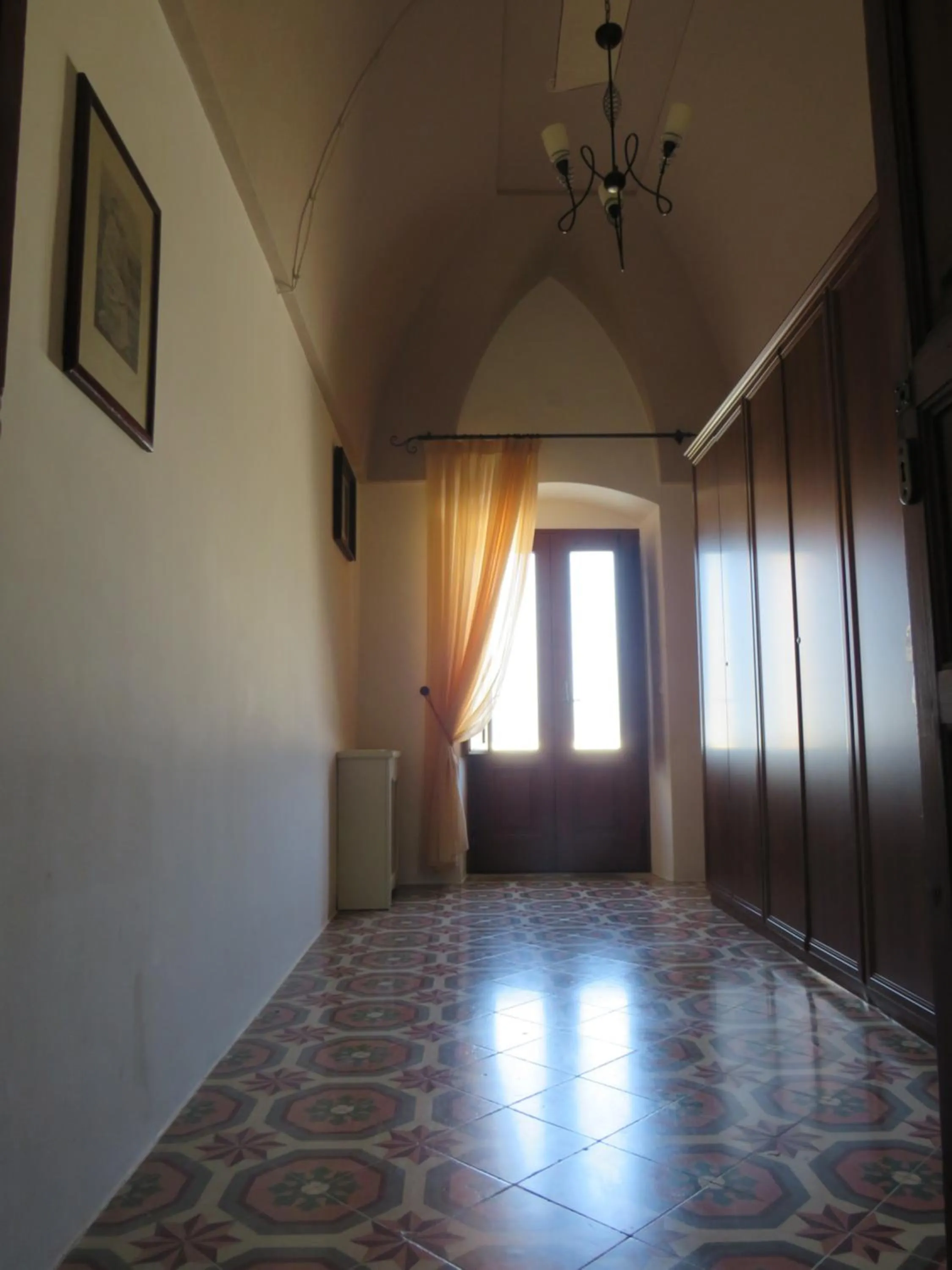 Decorative detail in Masseria Borgo Santuri