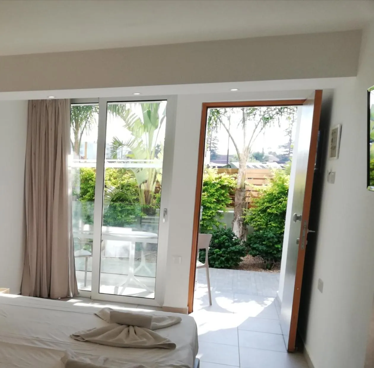 Garden view in JOY Hotel Apts