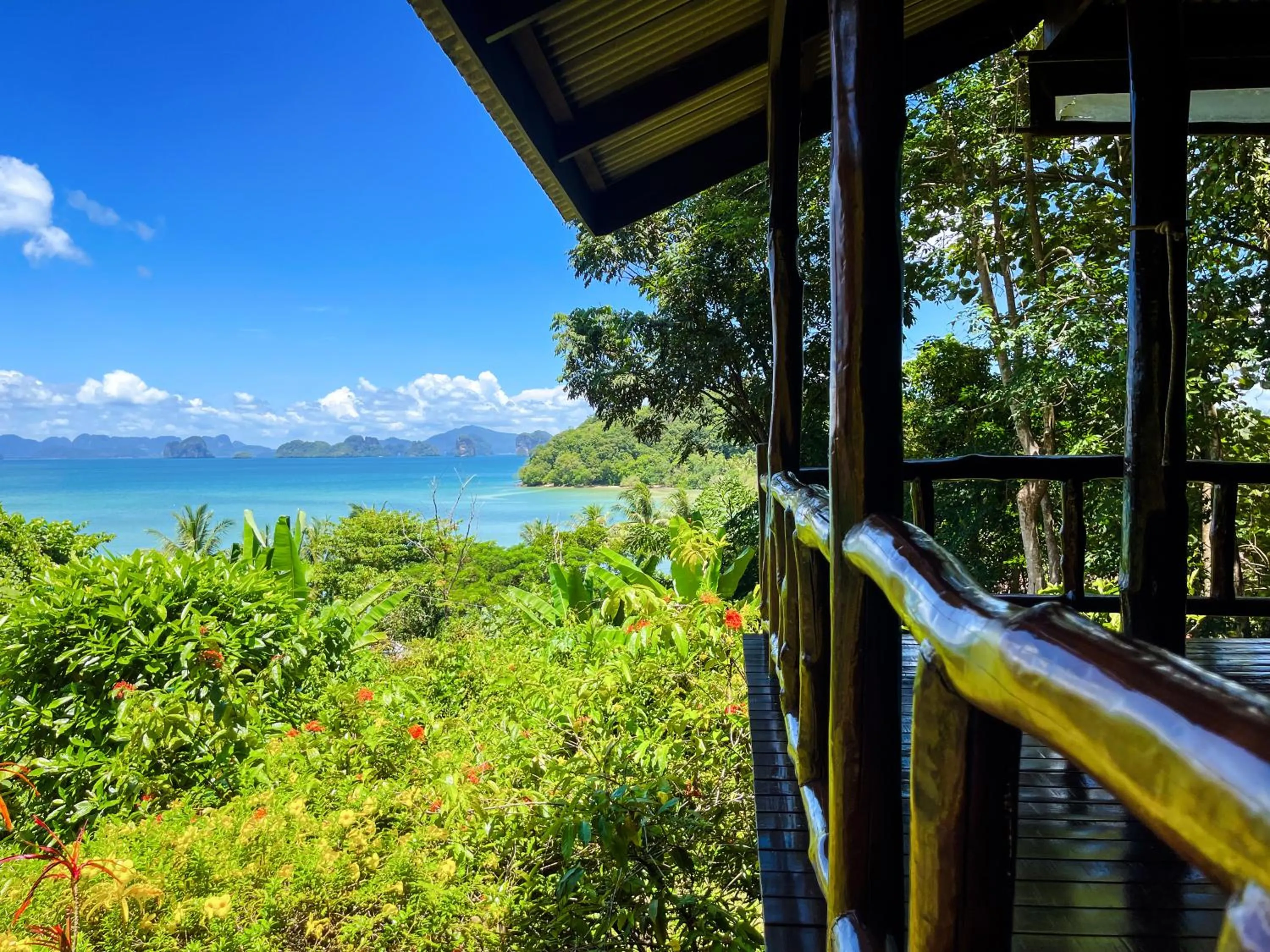 Inner courtyard view in Hillhouse - Koh Yao Noi