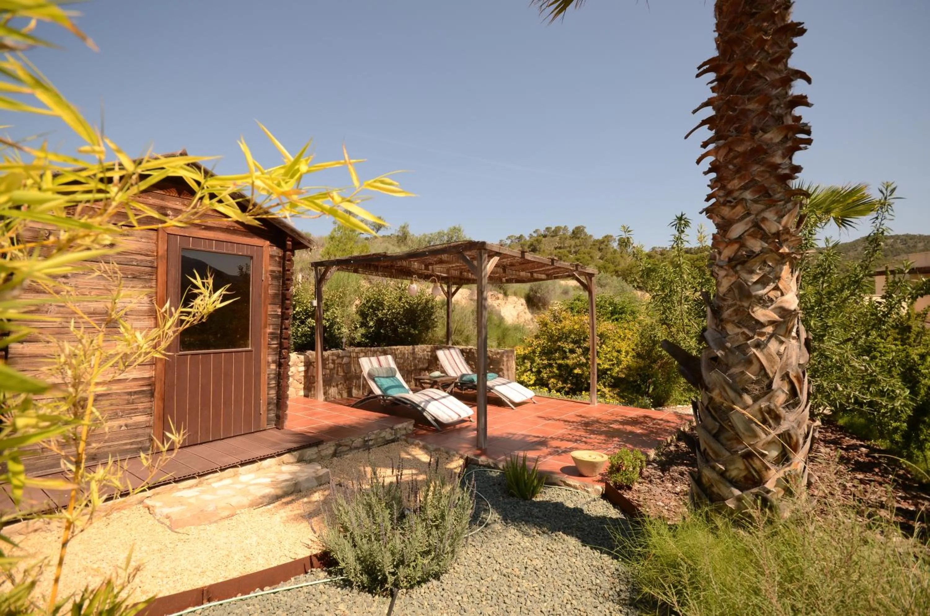 Natural landscape in El Pao Spa