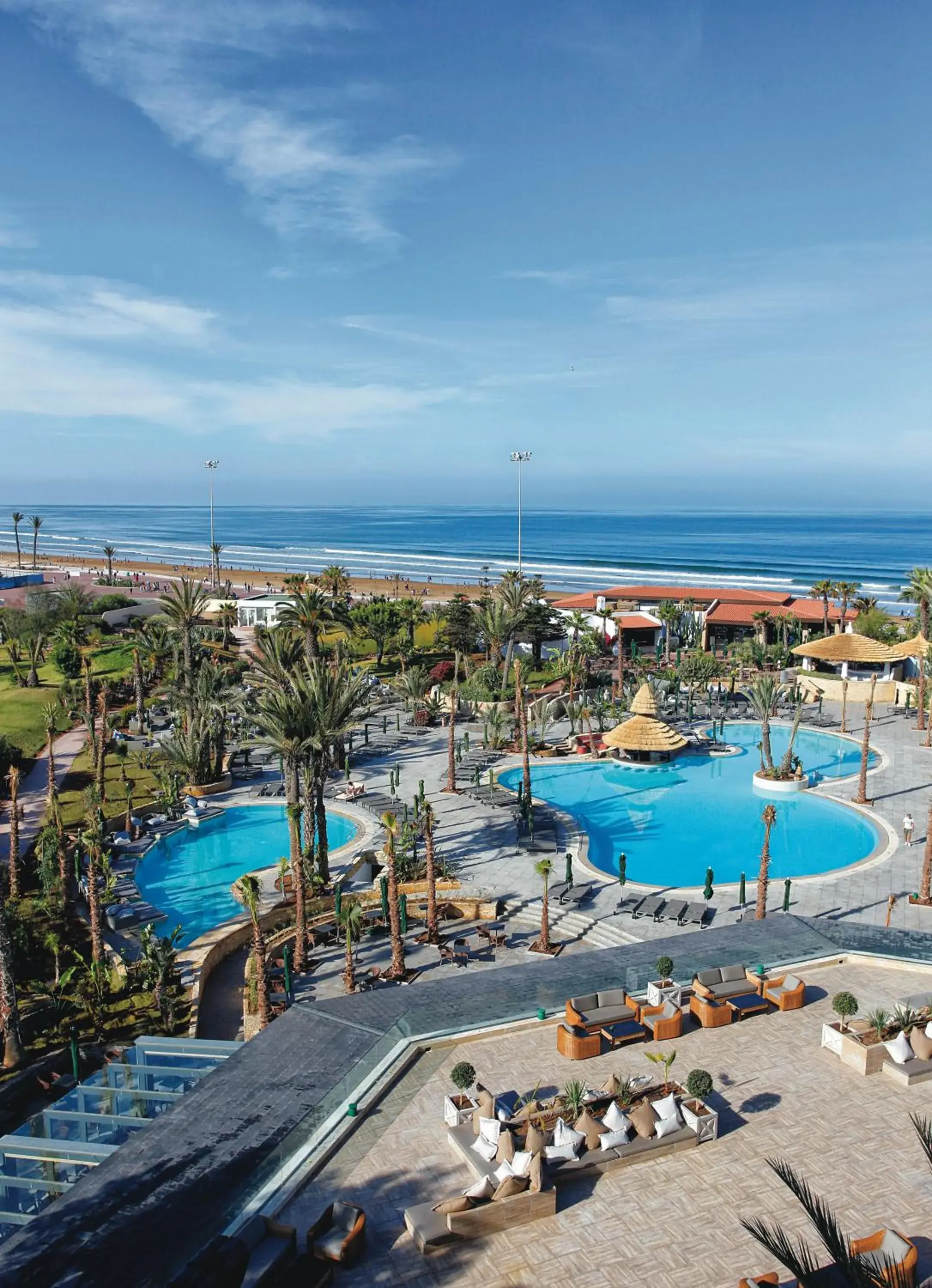 Bird's eye view in Hotel Riu Tikida Beach - Adults Only - All inclusive Bird's eye view in Hotel Riu Tikida Beach - Adults Only - All inclusive
