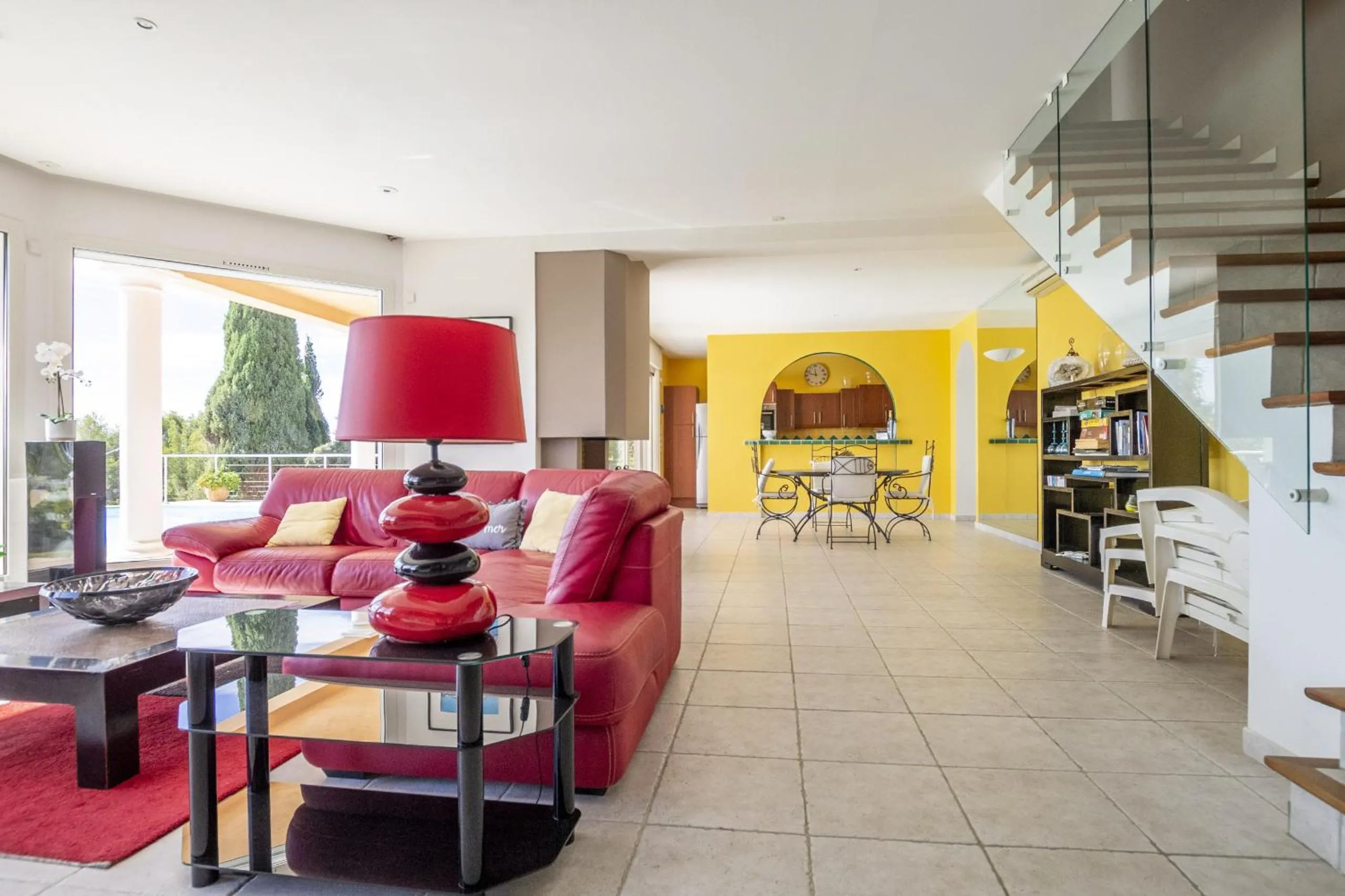 Communal lounge/ TV room in Villa Lili Rose