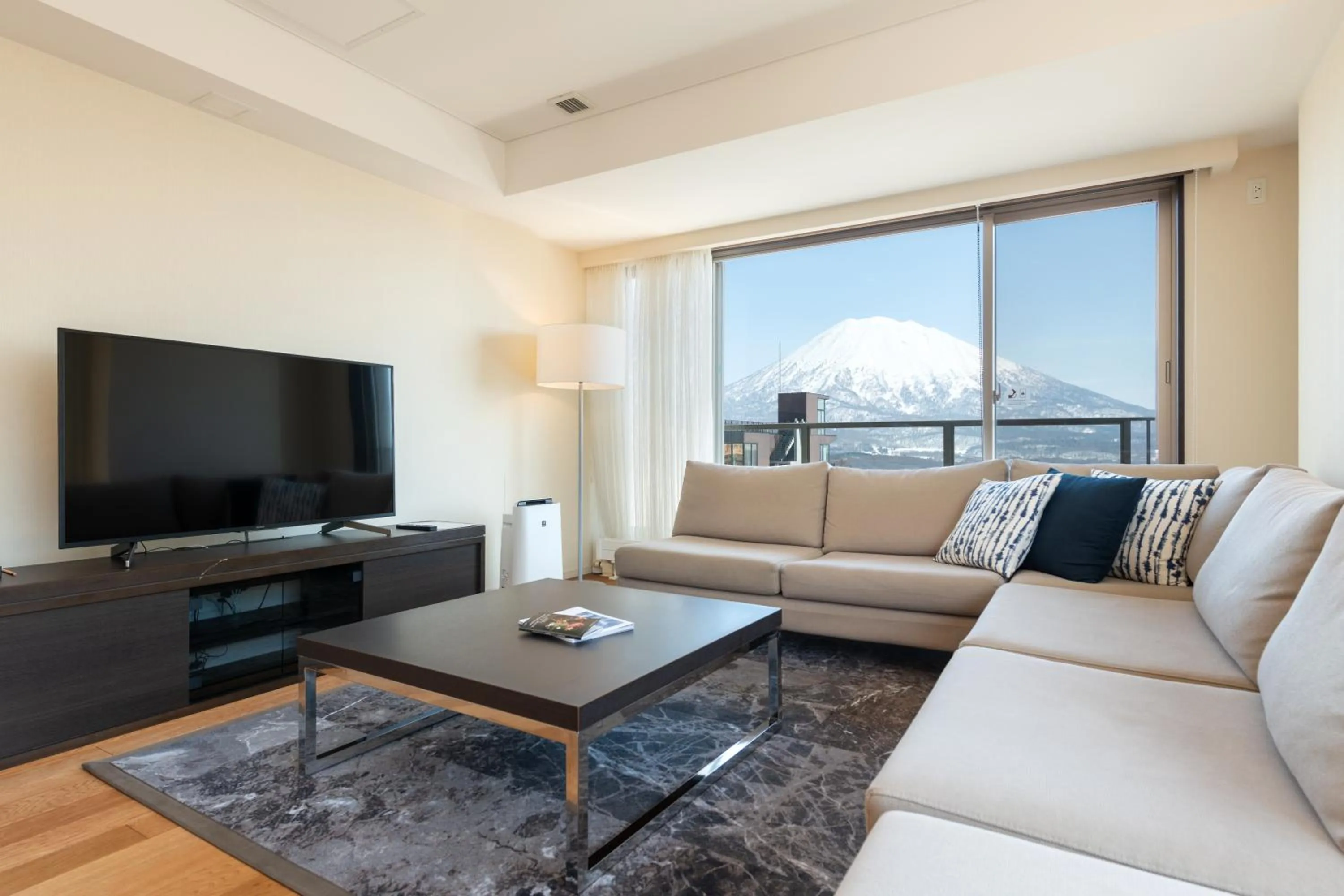 Living room in Chatrium Niseko Japan