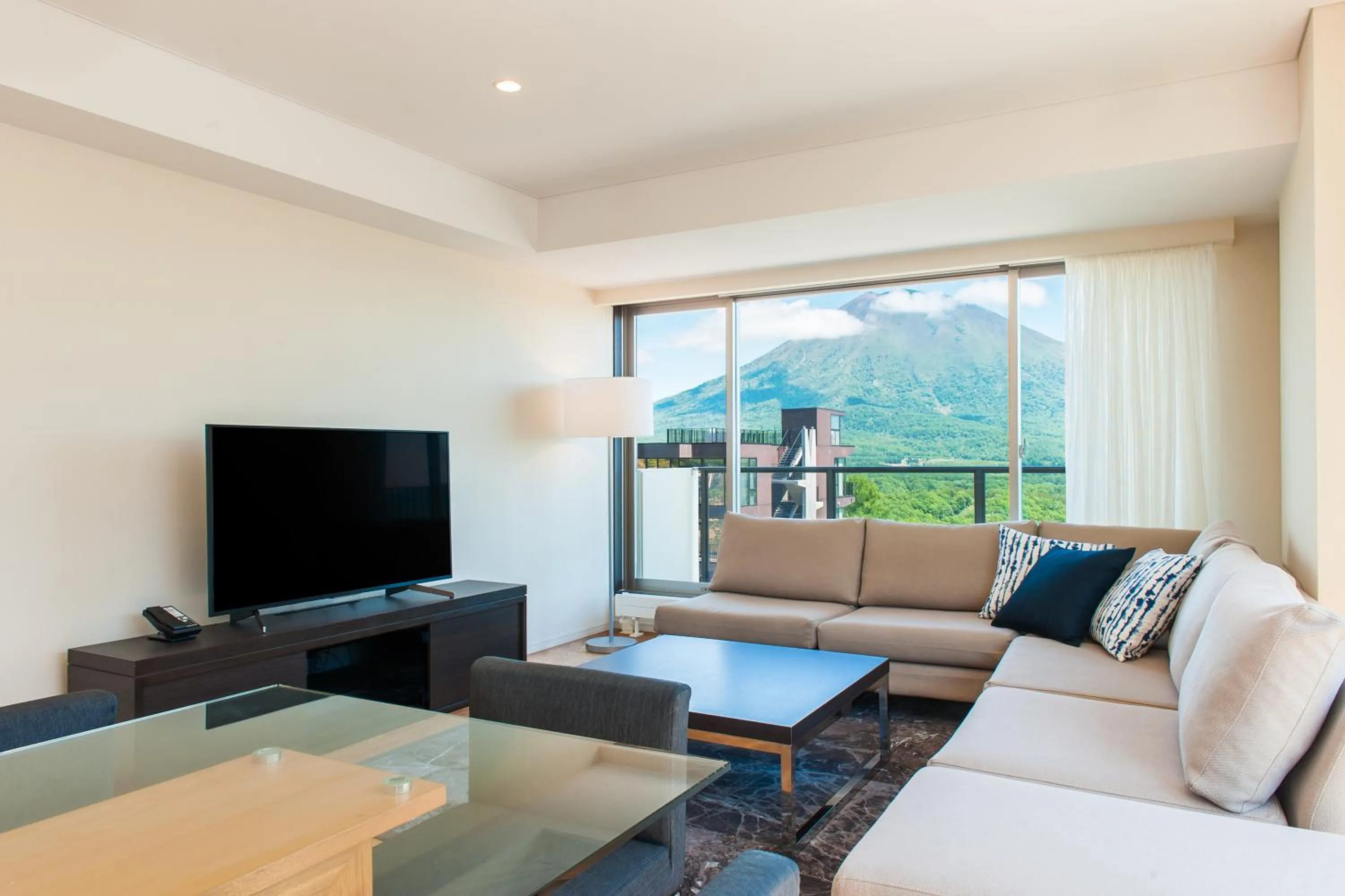 Living room in Chatrium Niseko Japan