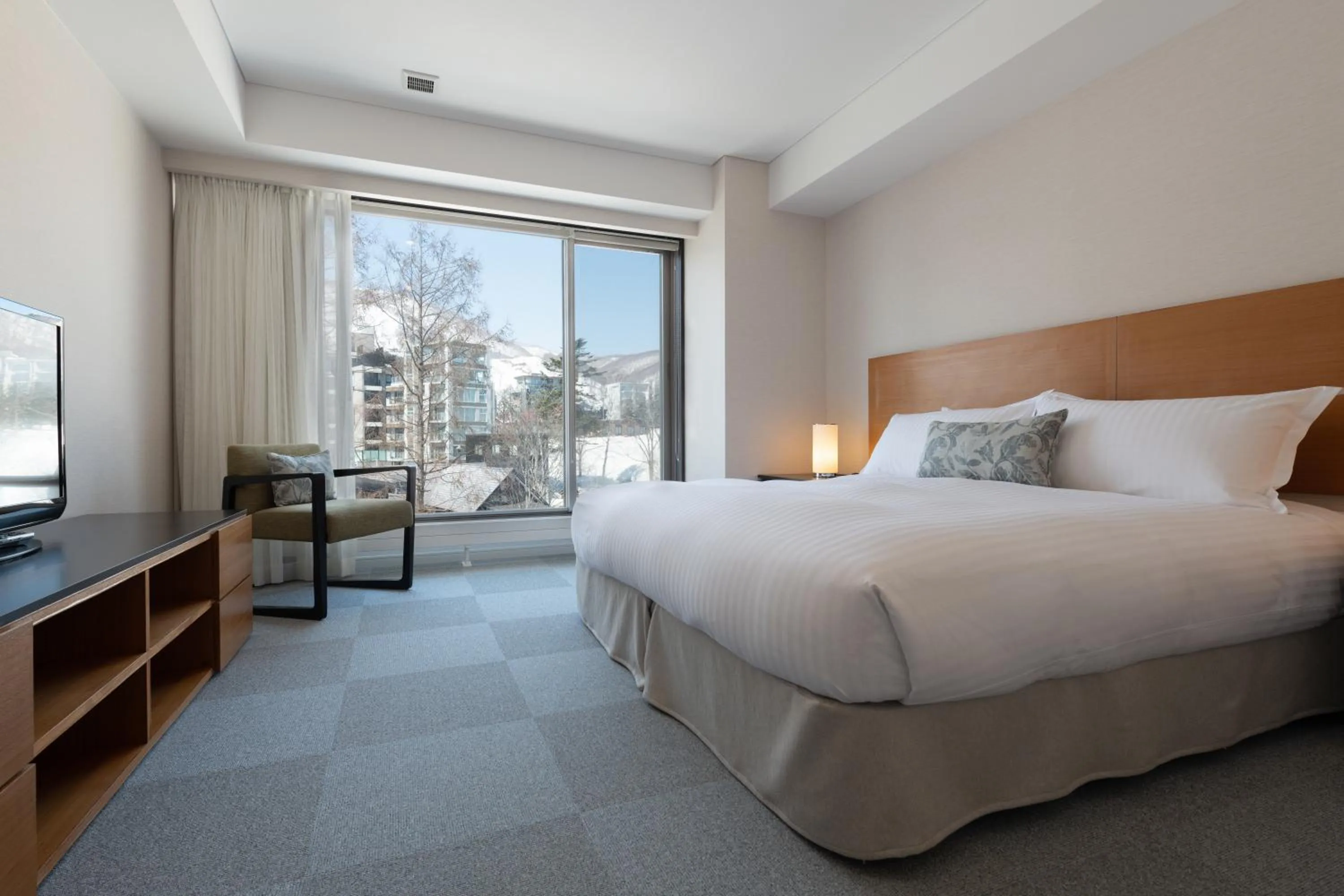 Bed in Chatrium Niseko Japan