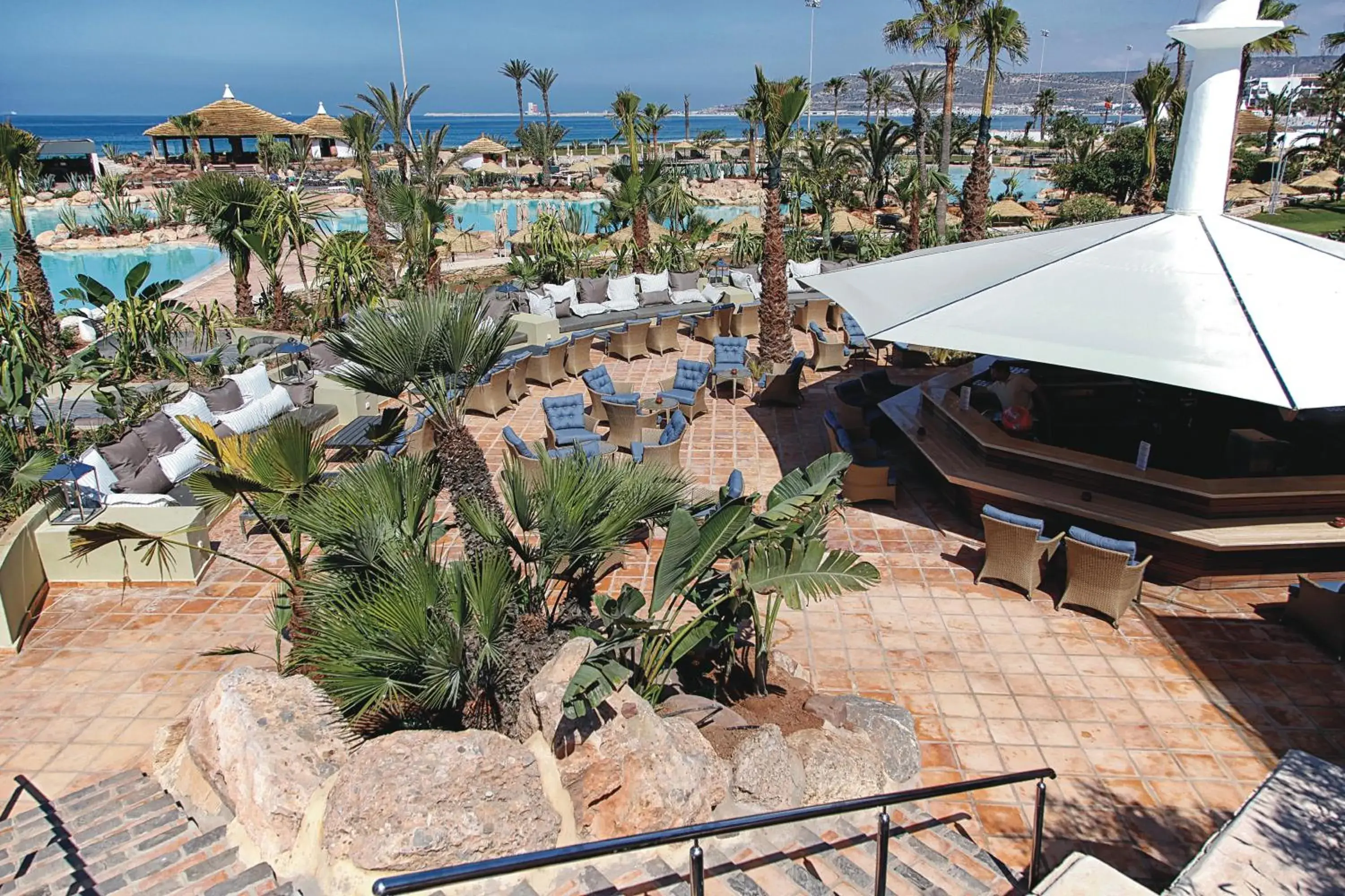 Bird's eye view in Hotel Riu Tikida Dunas - All inclusive Bird's eye view in Hotel Riu Tikida Dunas - All inclusive