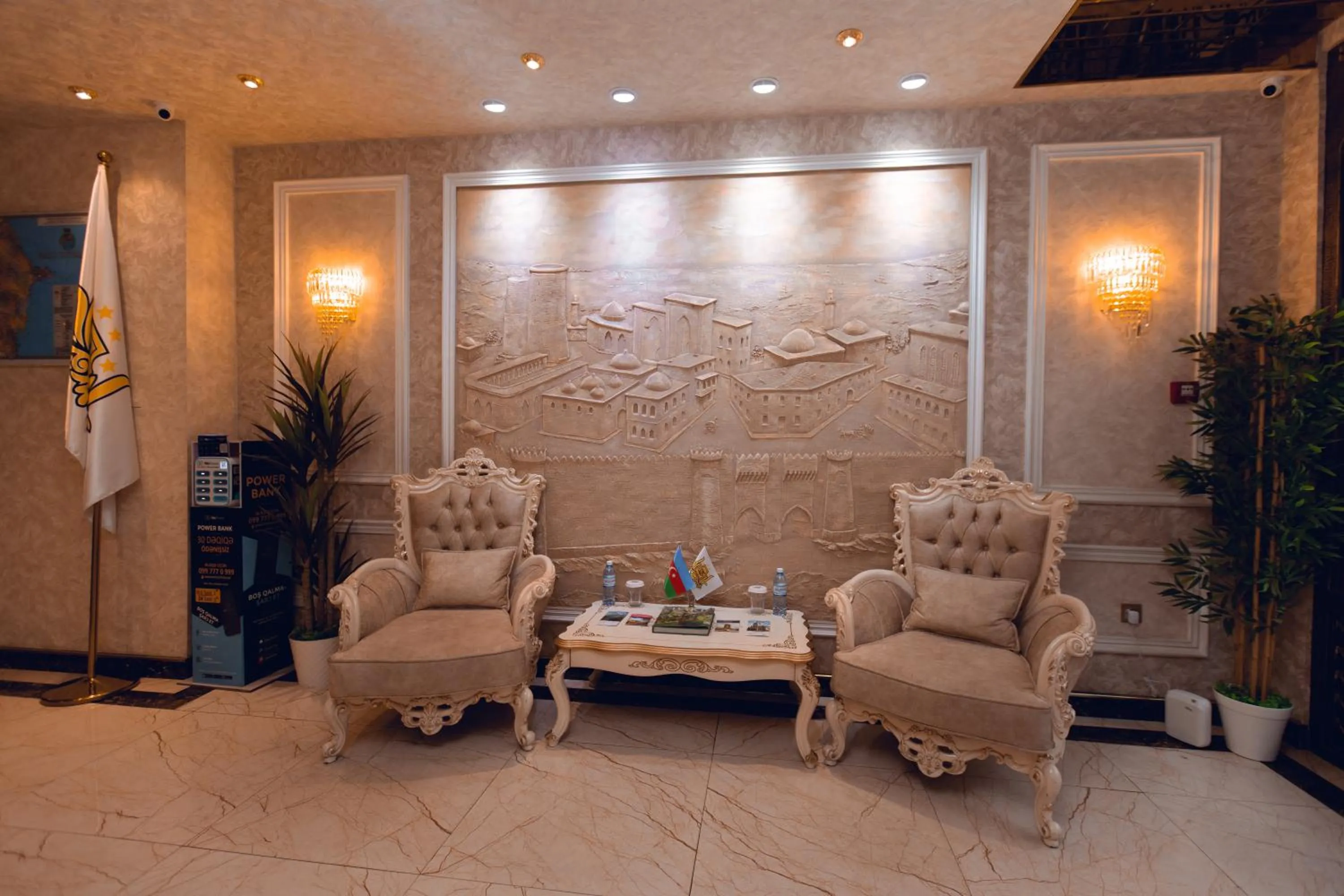 Lobby or reception in Baku Hotel Ganja