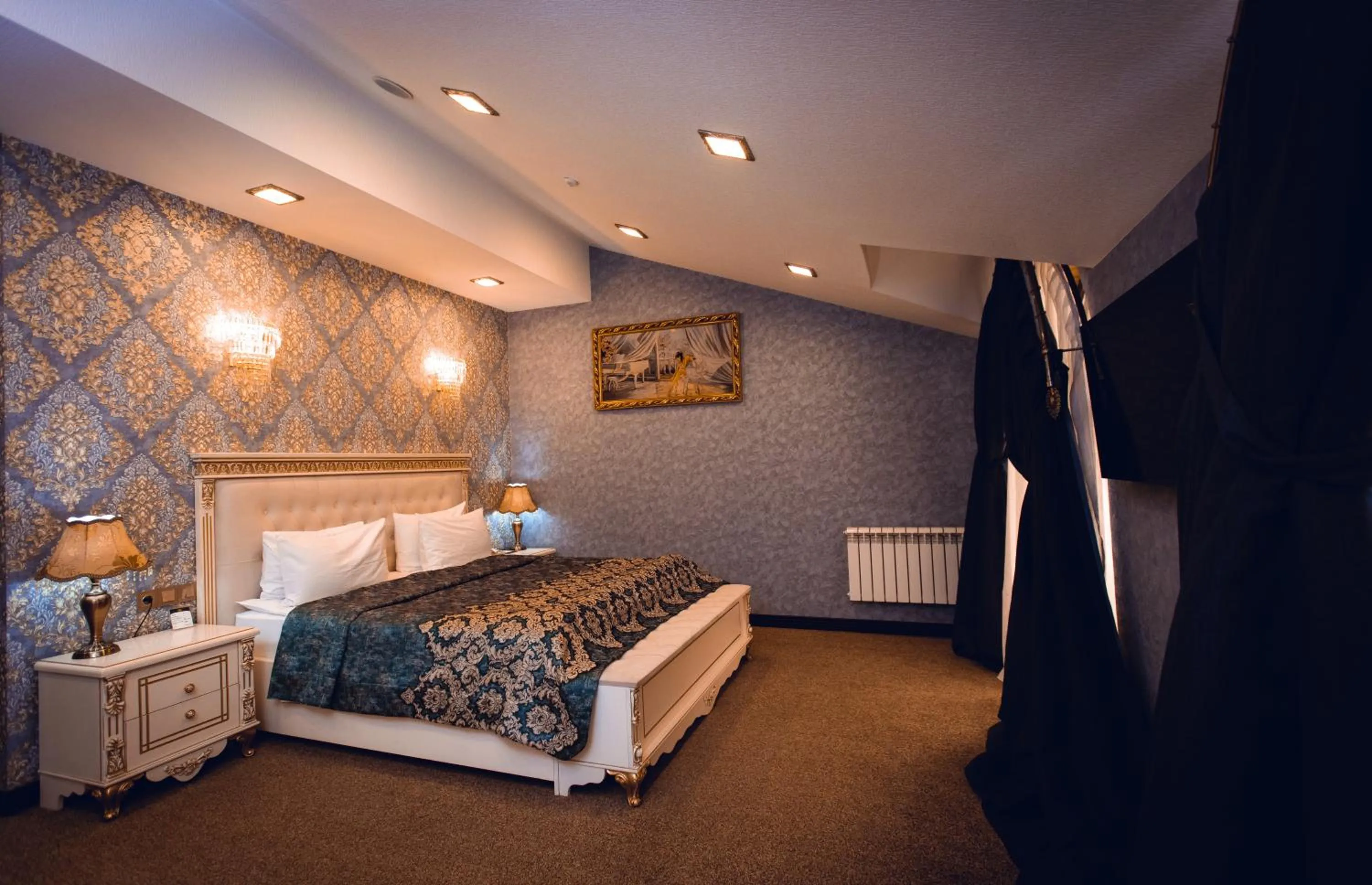 Bedroom, Bed in Baku Hotel Ganja