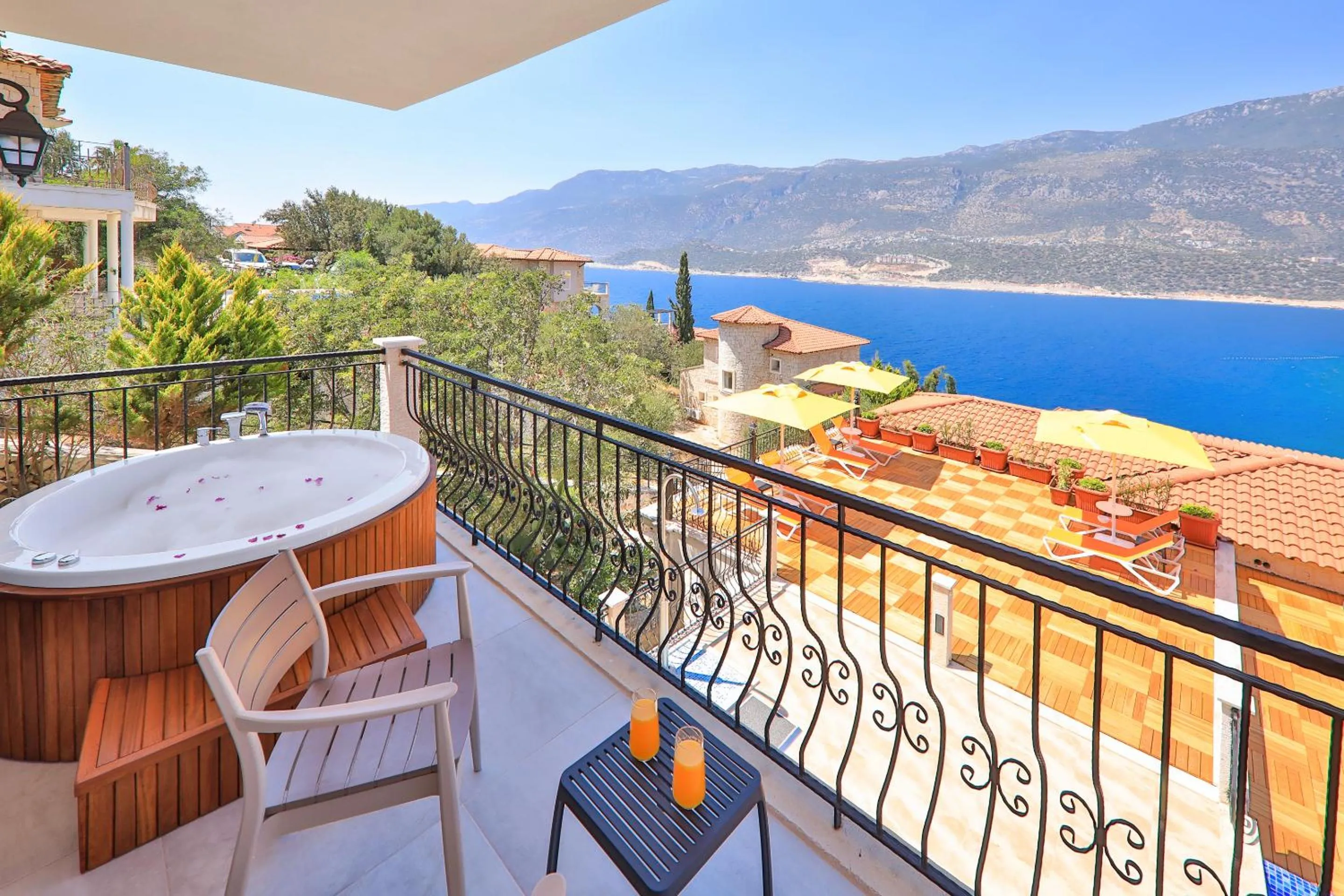 Balcony/Terrace in Atalante Hotel