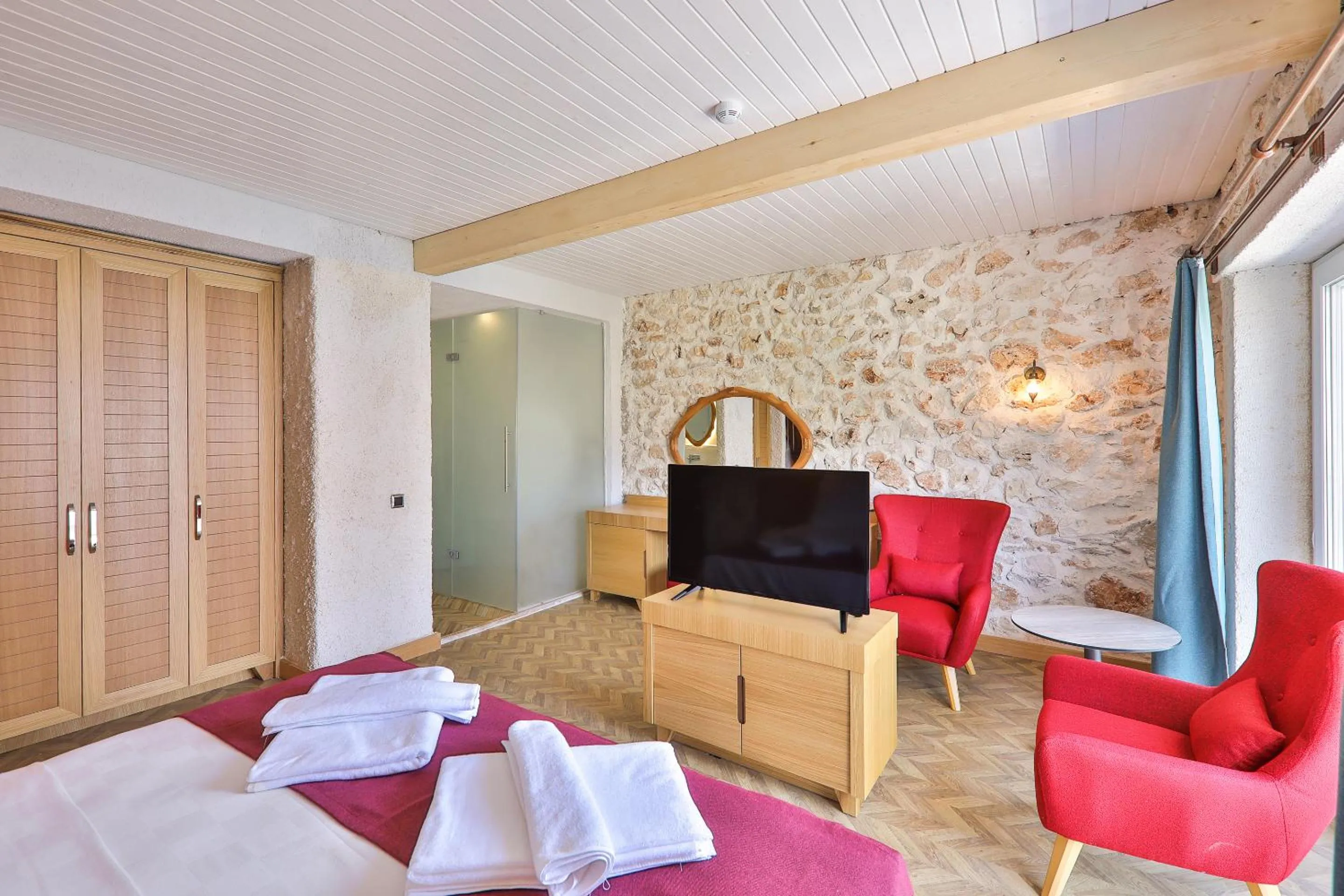 Seating area in Atalante Hotel