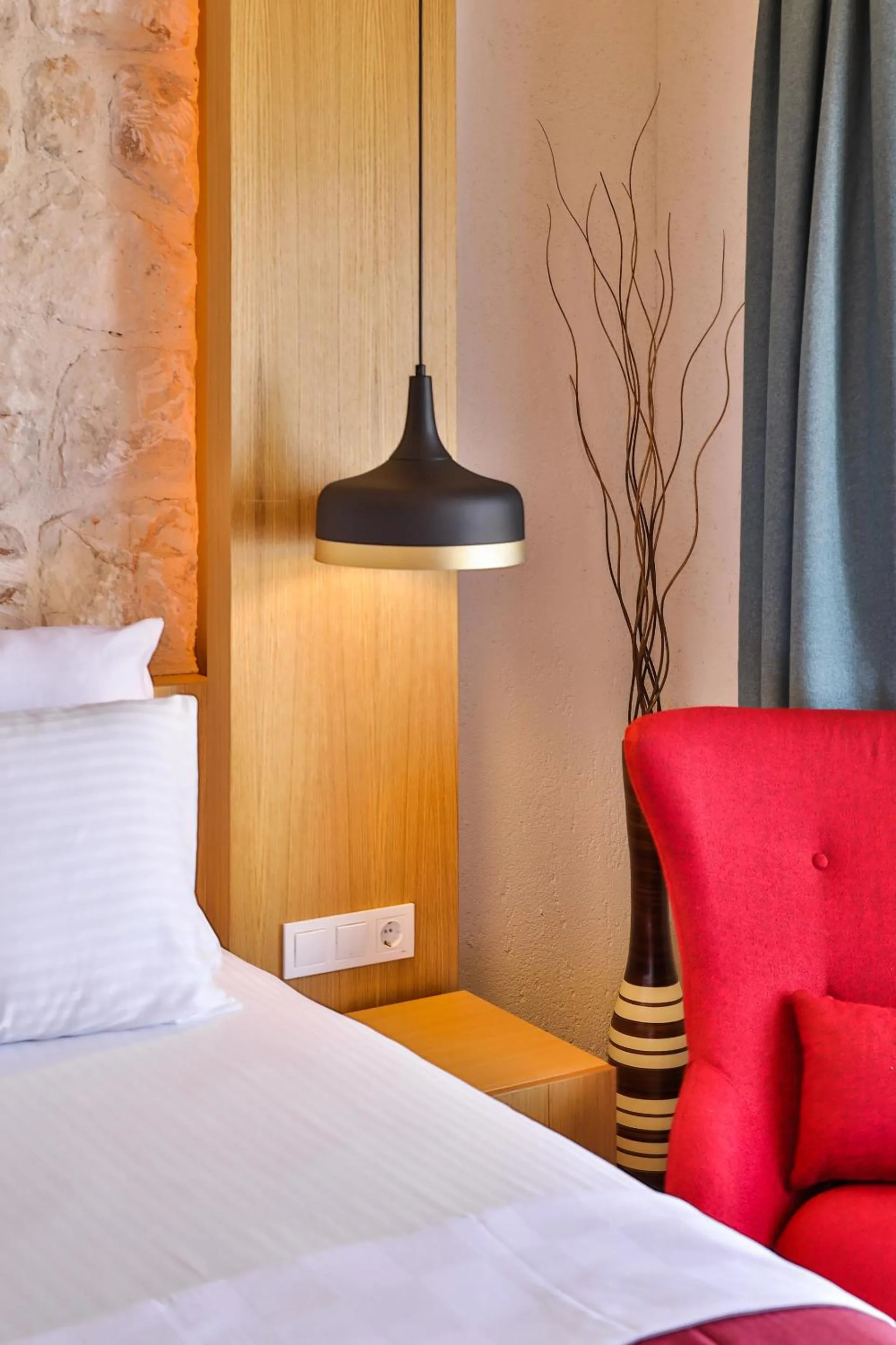 Bed in Atalante Hotel