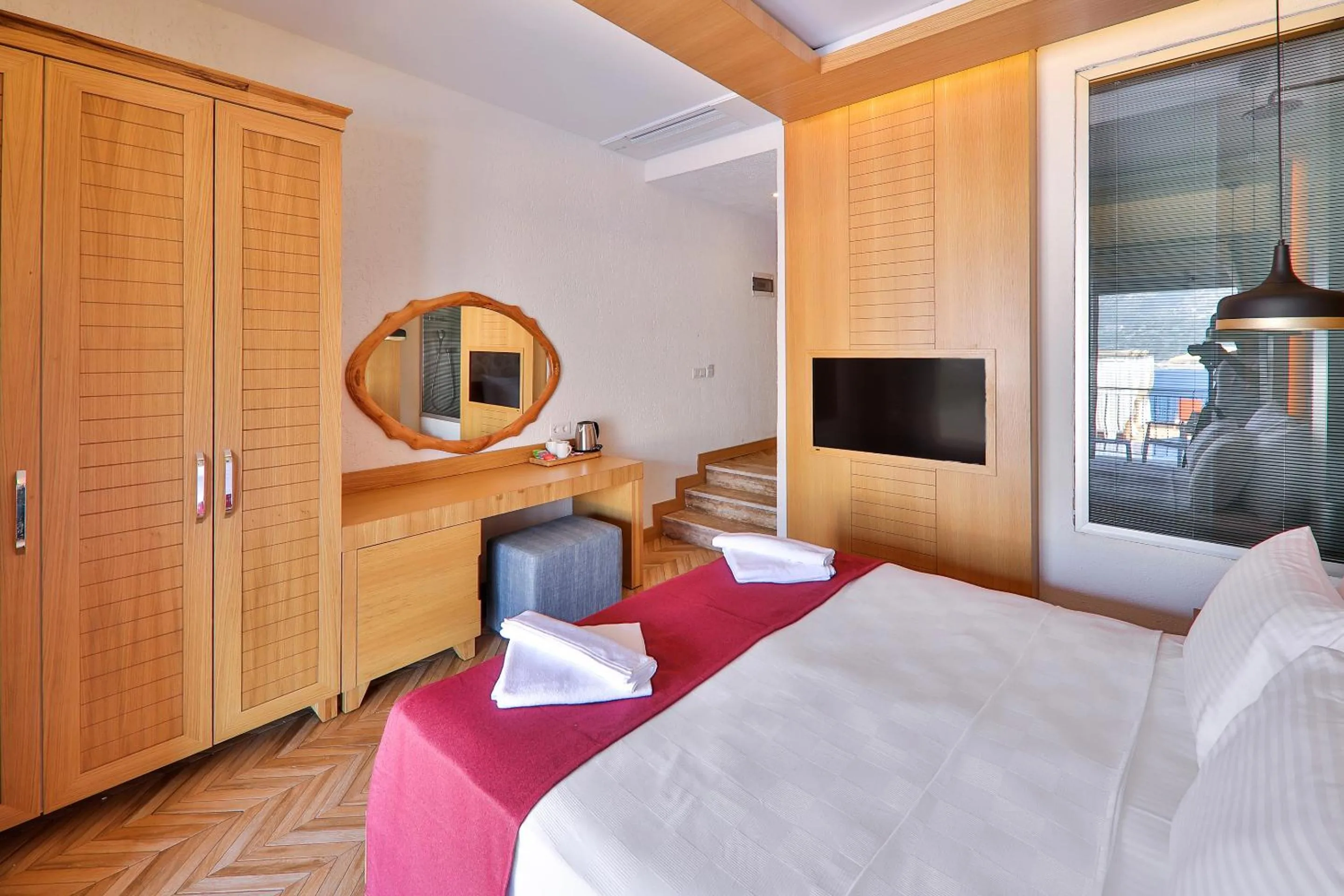 Bed in Atalante Hotel