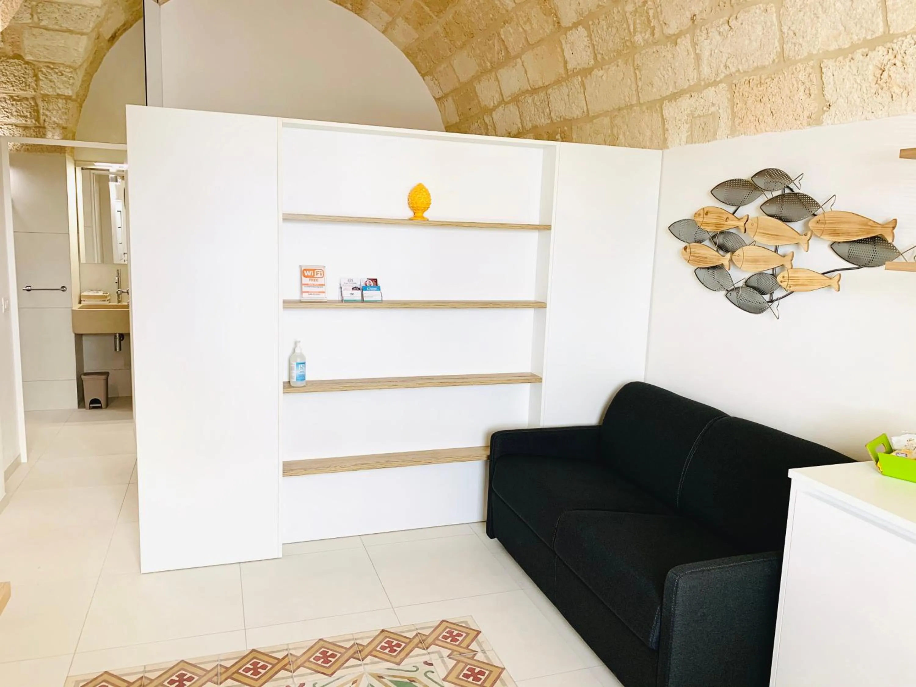 Living room in B&B Suite Amare Polignano