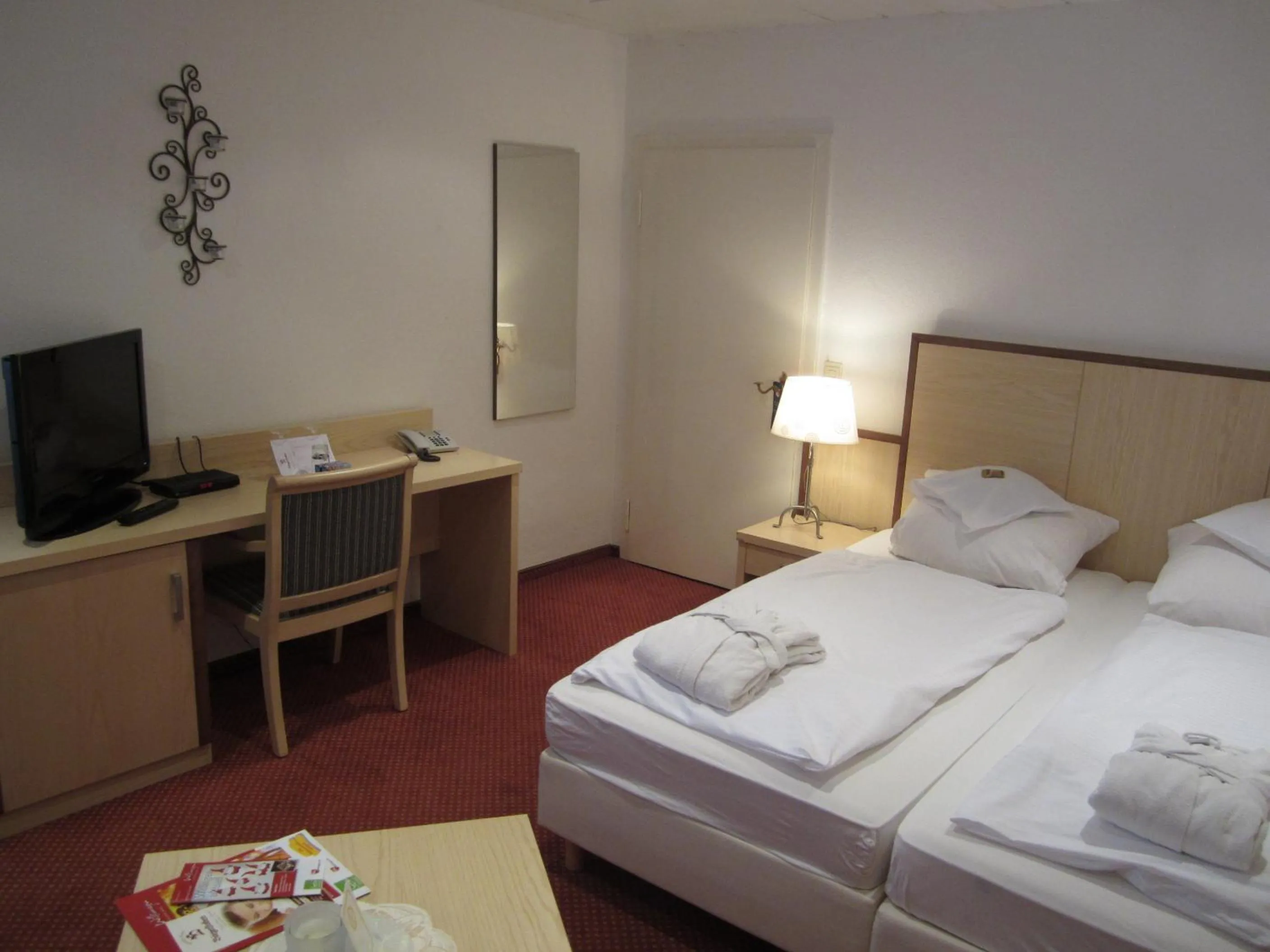 Bed in Wellnesshotel Bürgerstuben