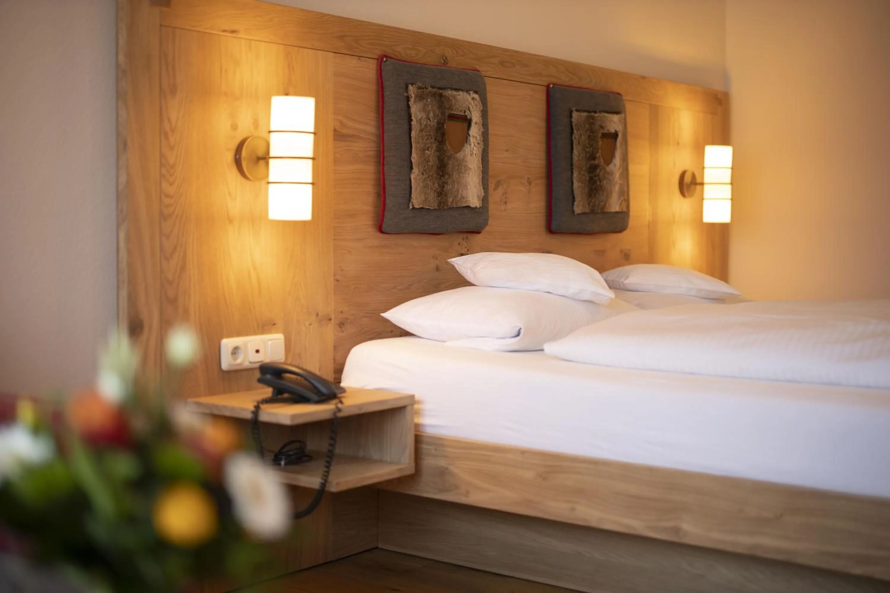 Bed in Wellnesshotel Bürgerstuben