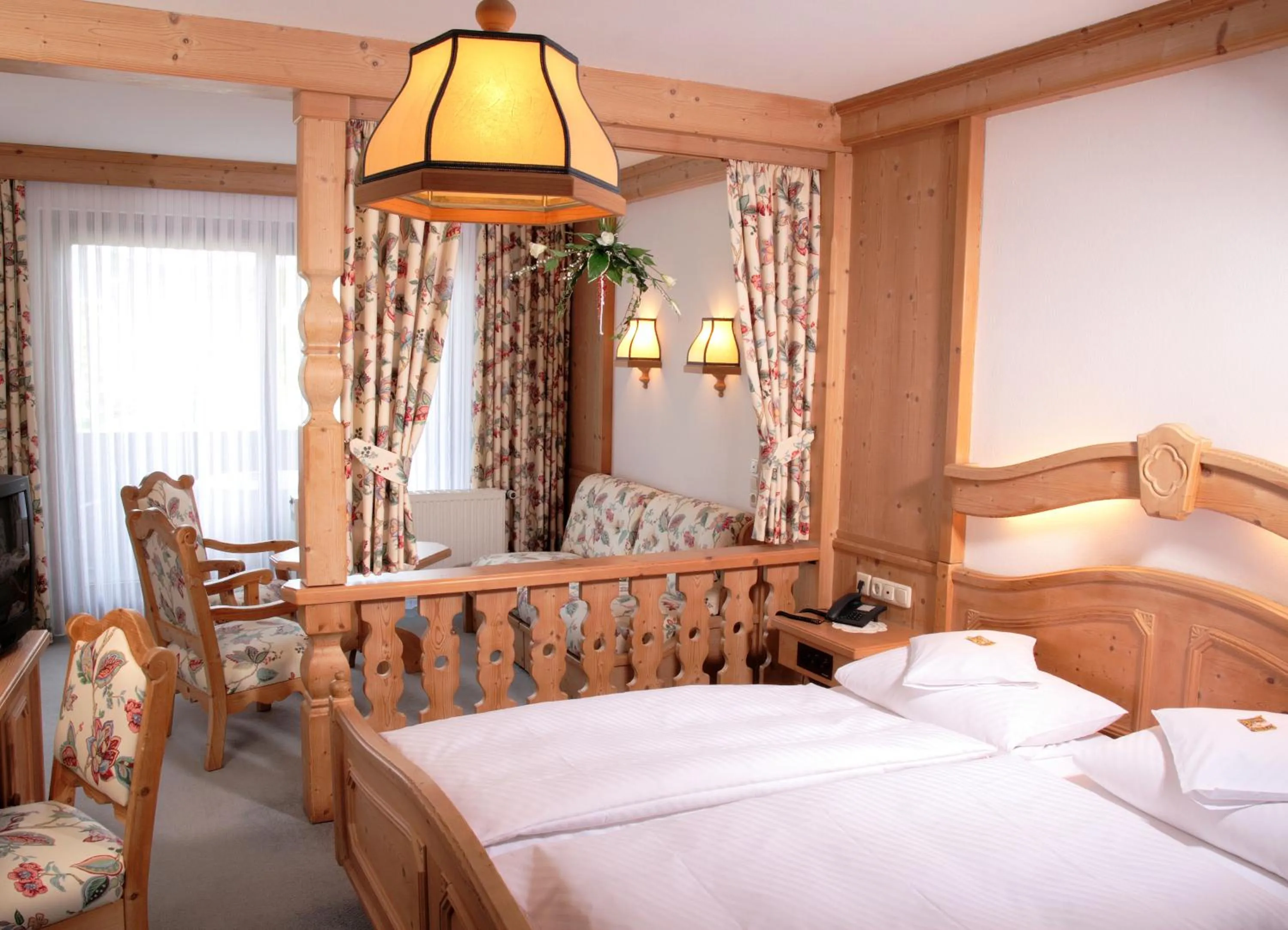 Decorative detail, Bed in Wellnesshotel Bürgerstuben