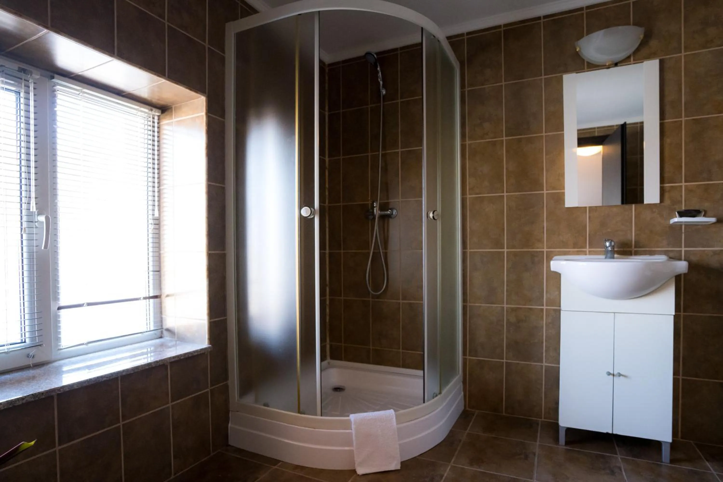 Bathroom in Pensiunea Dacia Deva