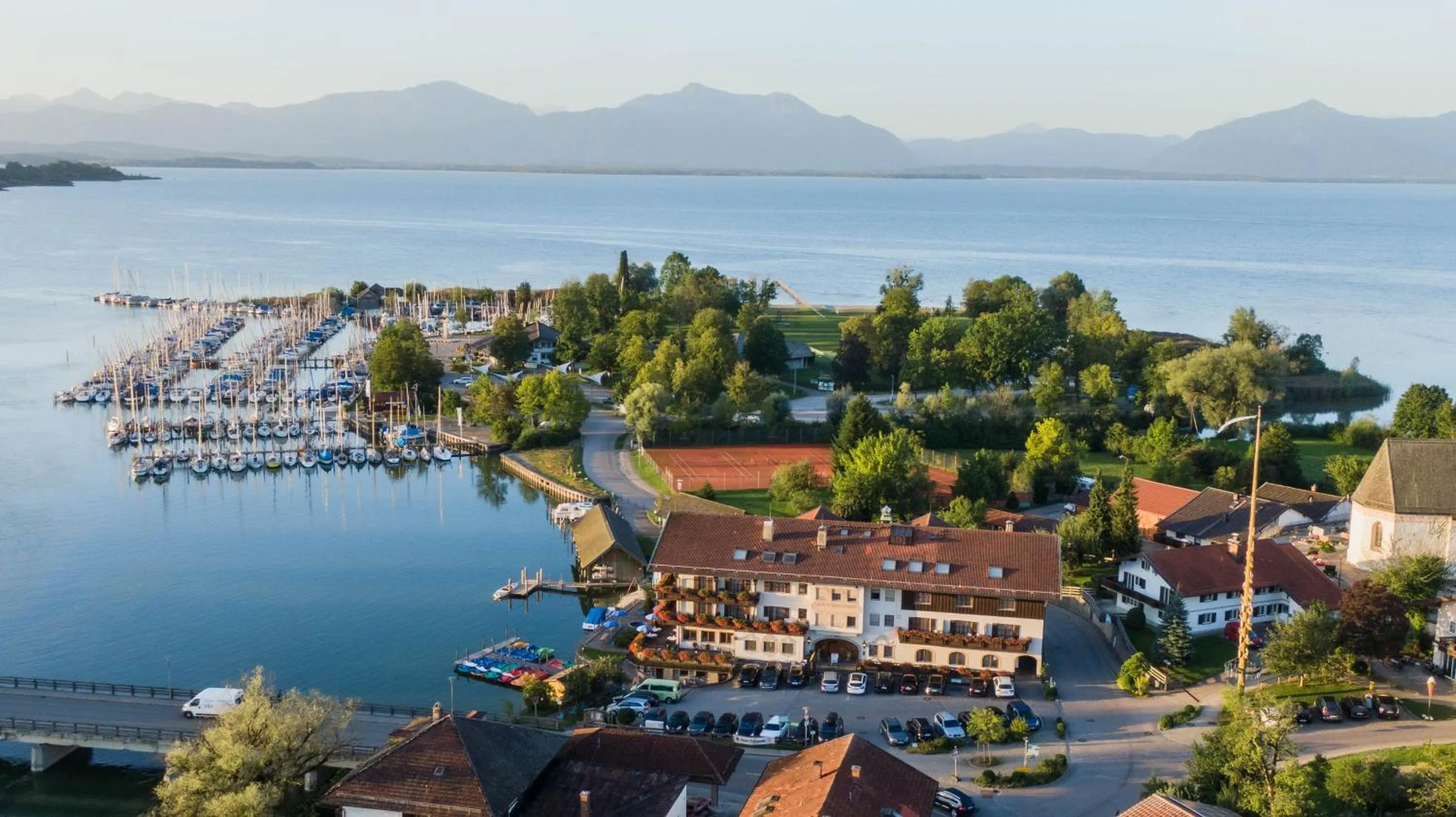 Bird's eye view in SeeHotel Wassermann