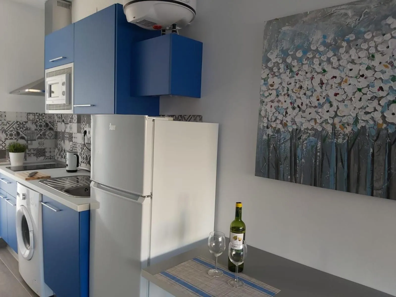 Kitchen or kitchenette in Bnbook Medea Apartments