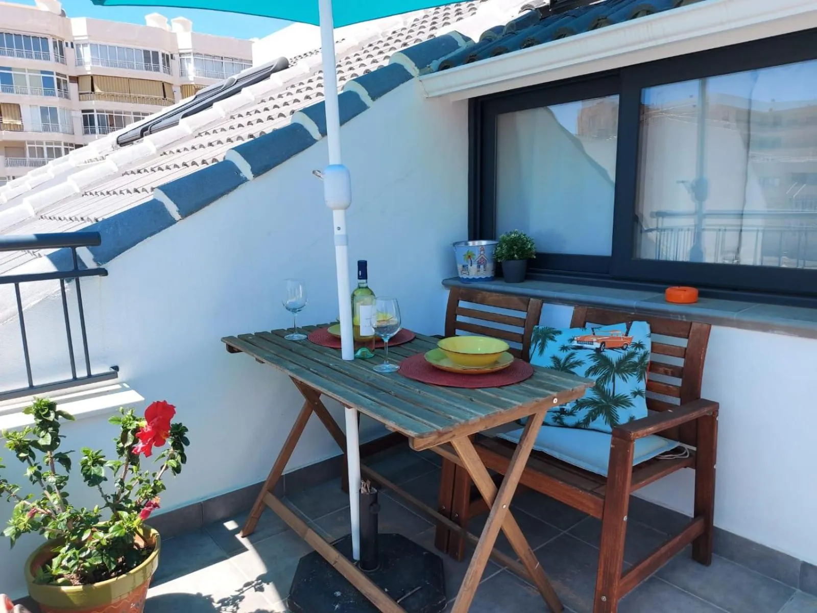Balcony/Terrace in Bnbook Medea Apartments