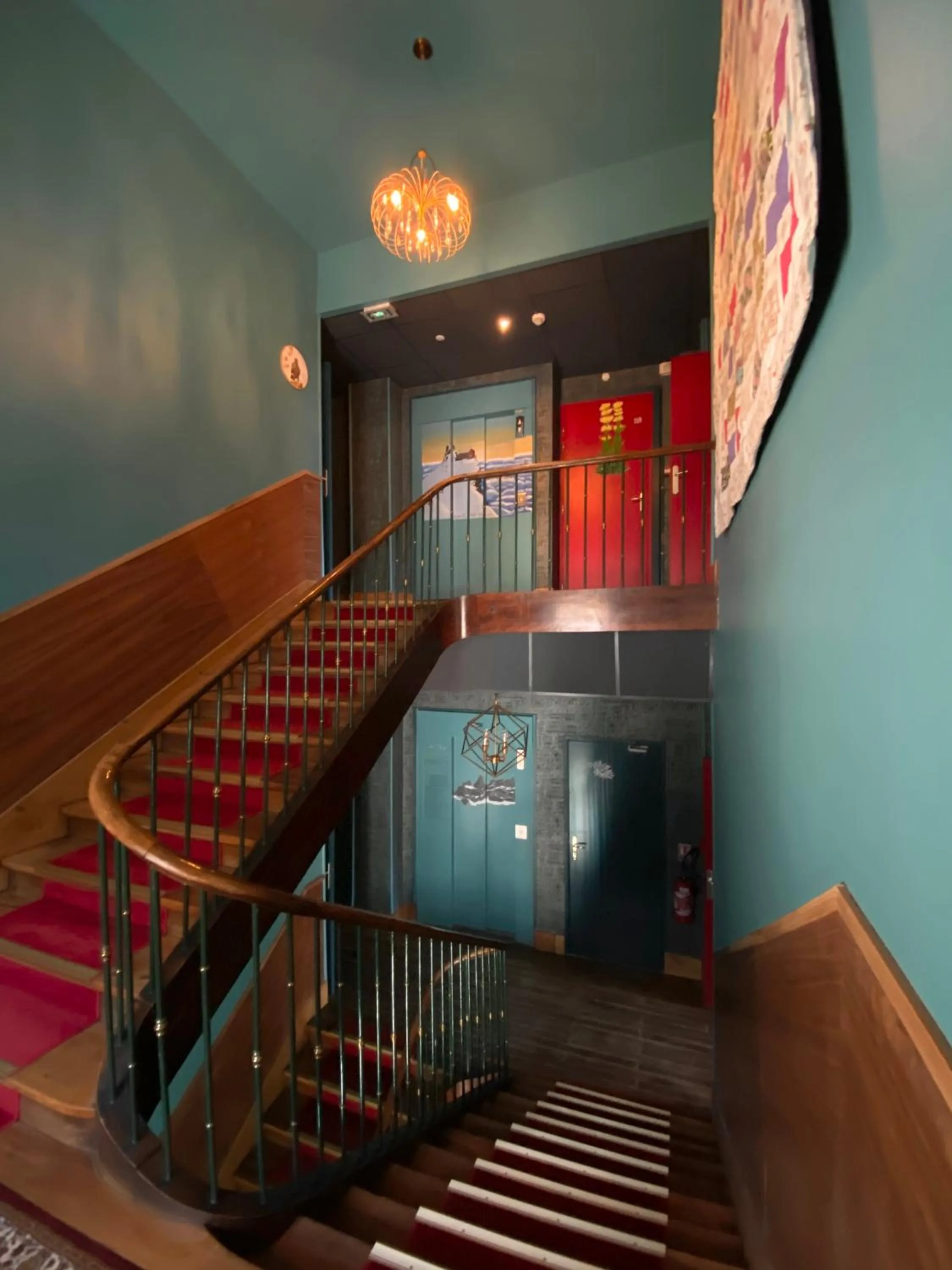 Lobby or reception in hôtel oberland