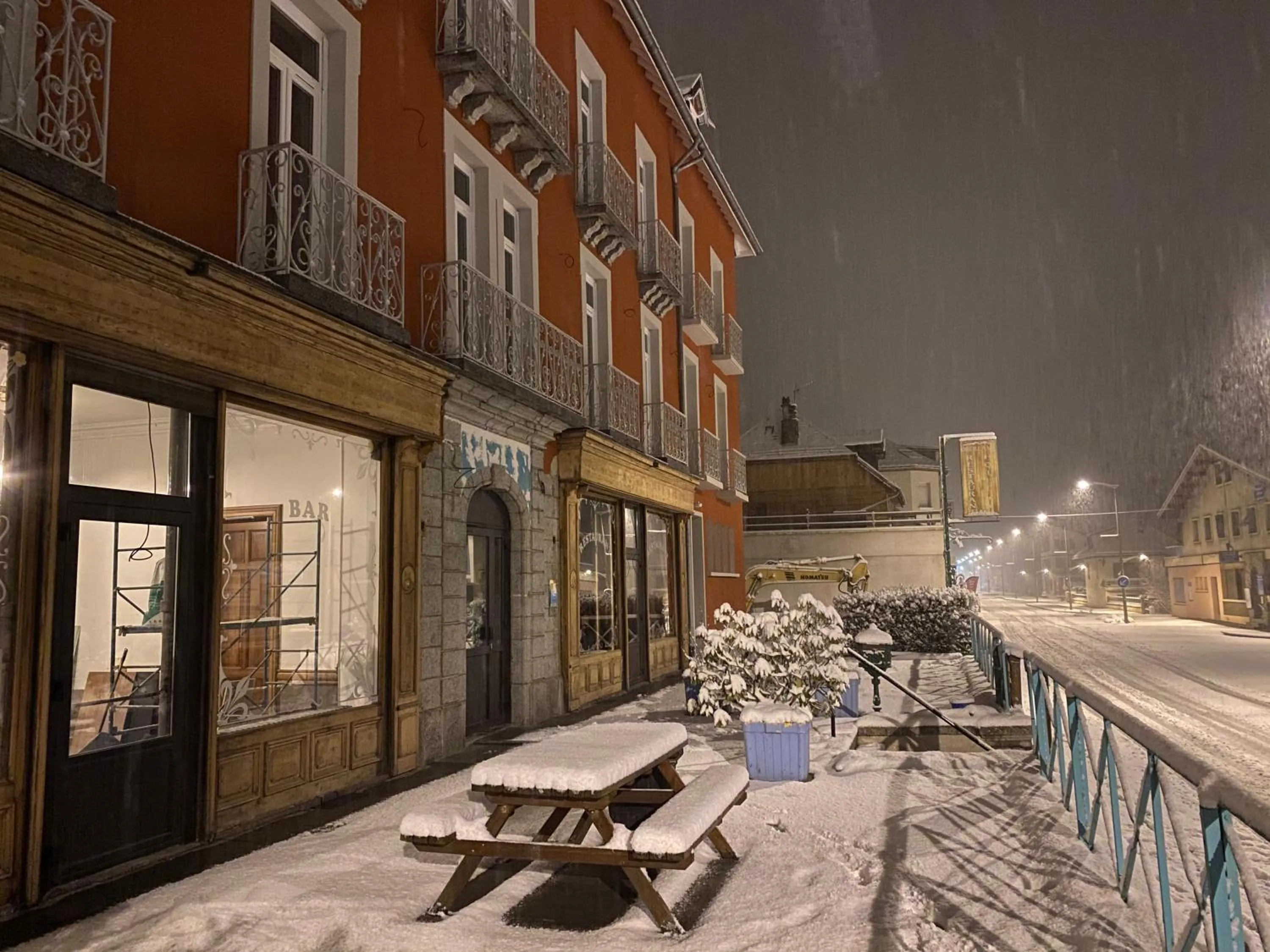 Winter in hôtel oberland