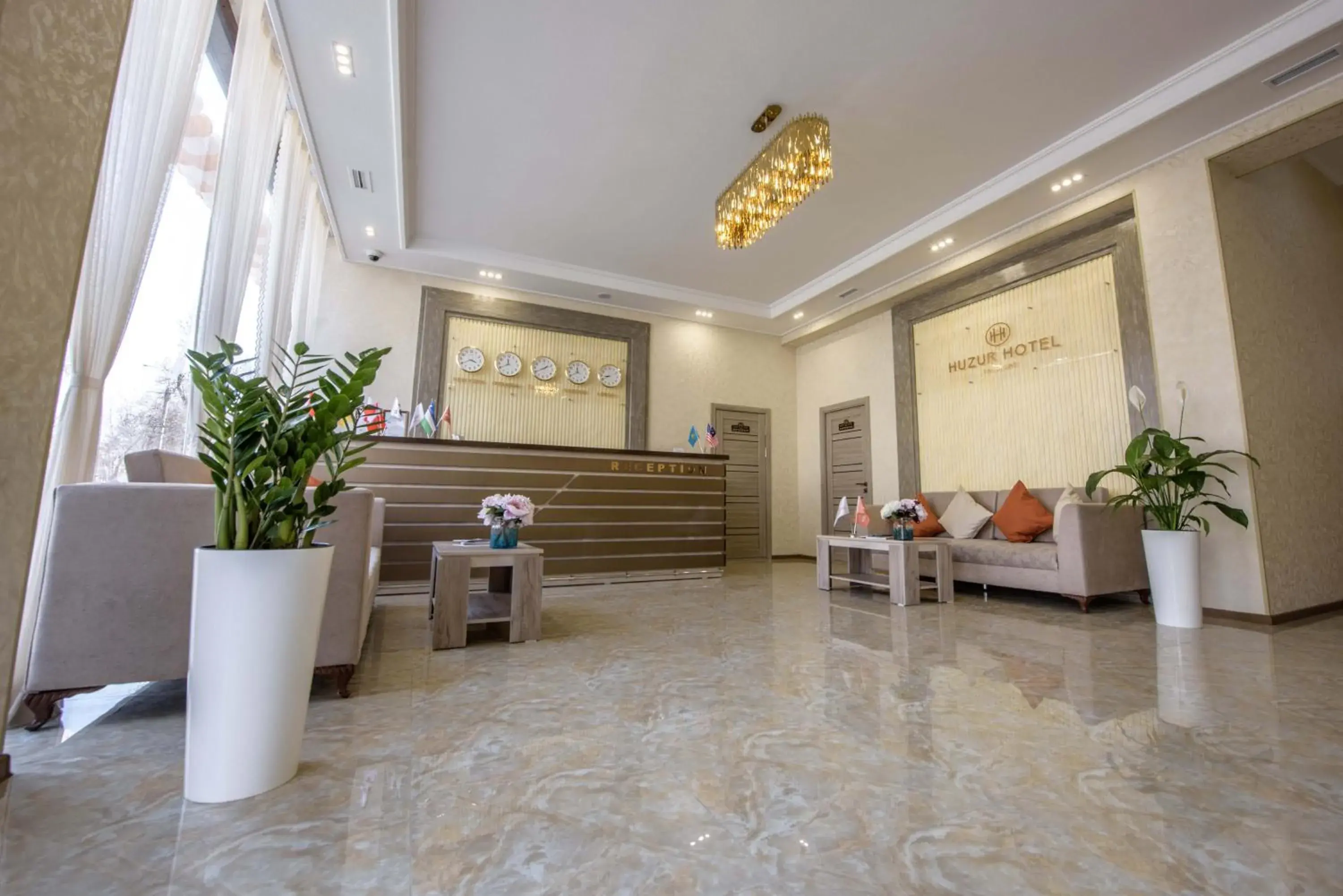 Lobby or reception in Huzur Hotel Tashkent Lobby or reception in Huzur Hotel Tashkent