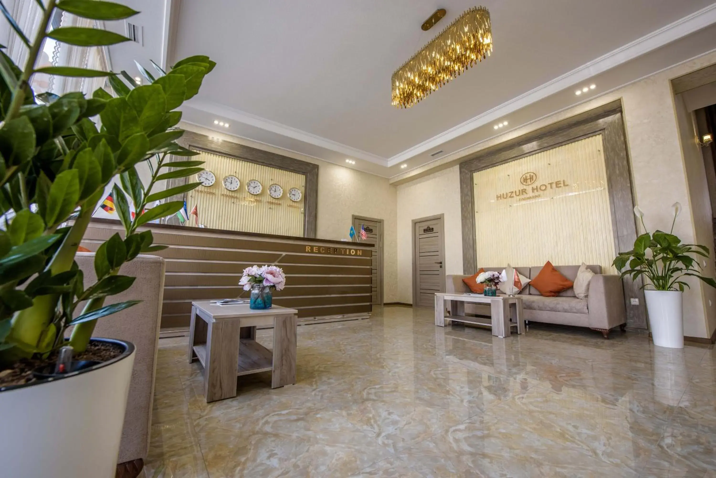 Lobby or reception in Huzur Hotel Tashkent Lobby or reception in Huzur Hotel Tashkent