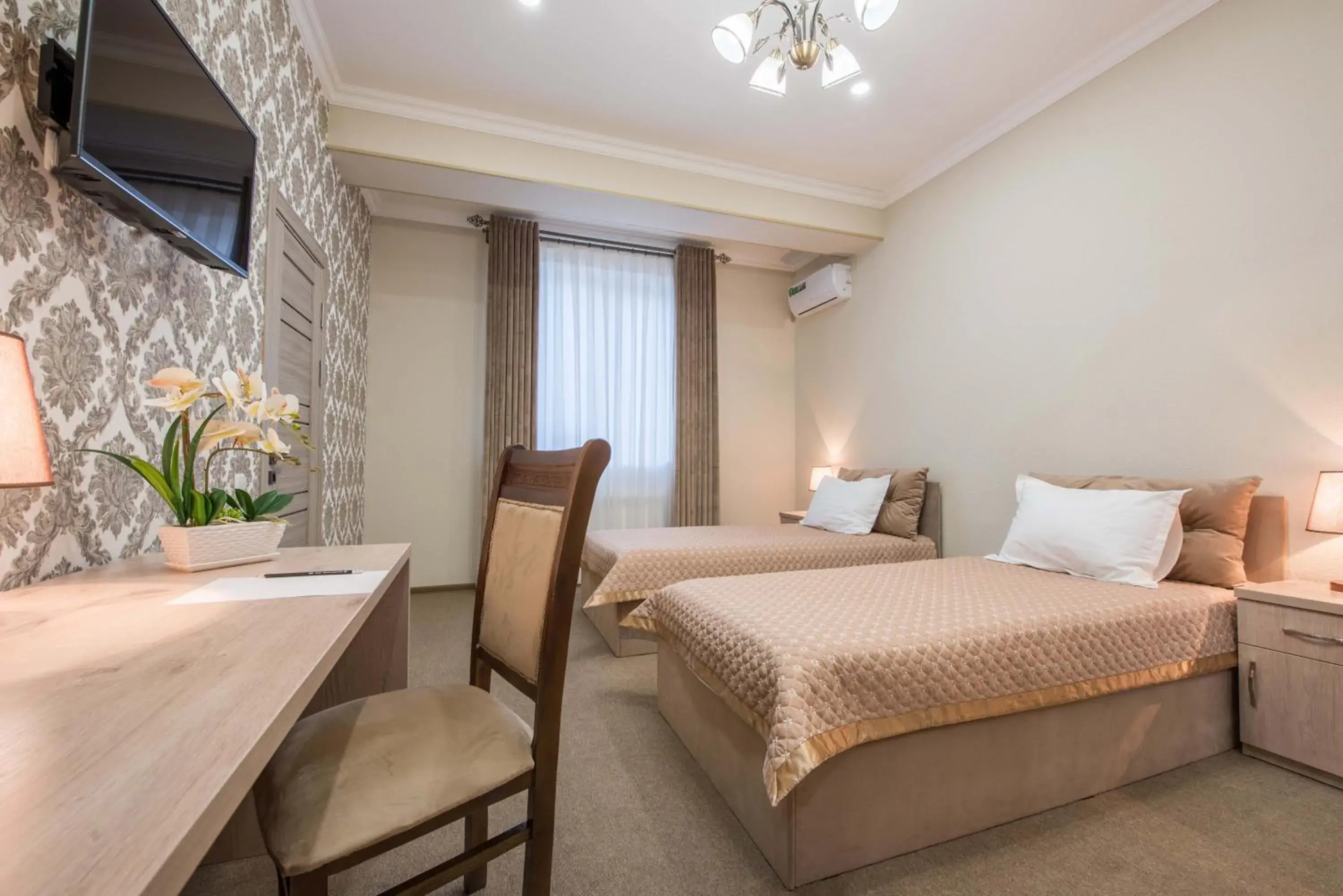 Bed in Huzur Hotel Tashkent Bed in Huzur Hotel Tashkent