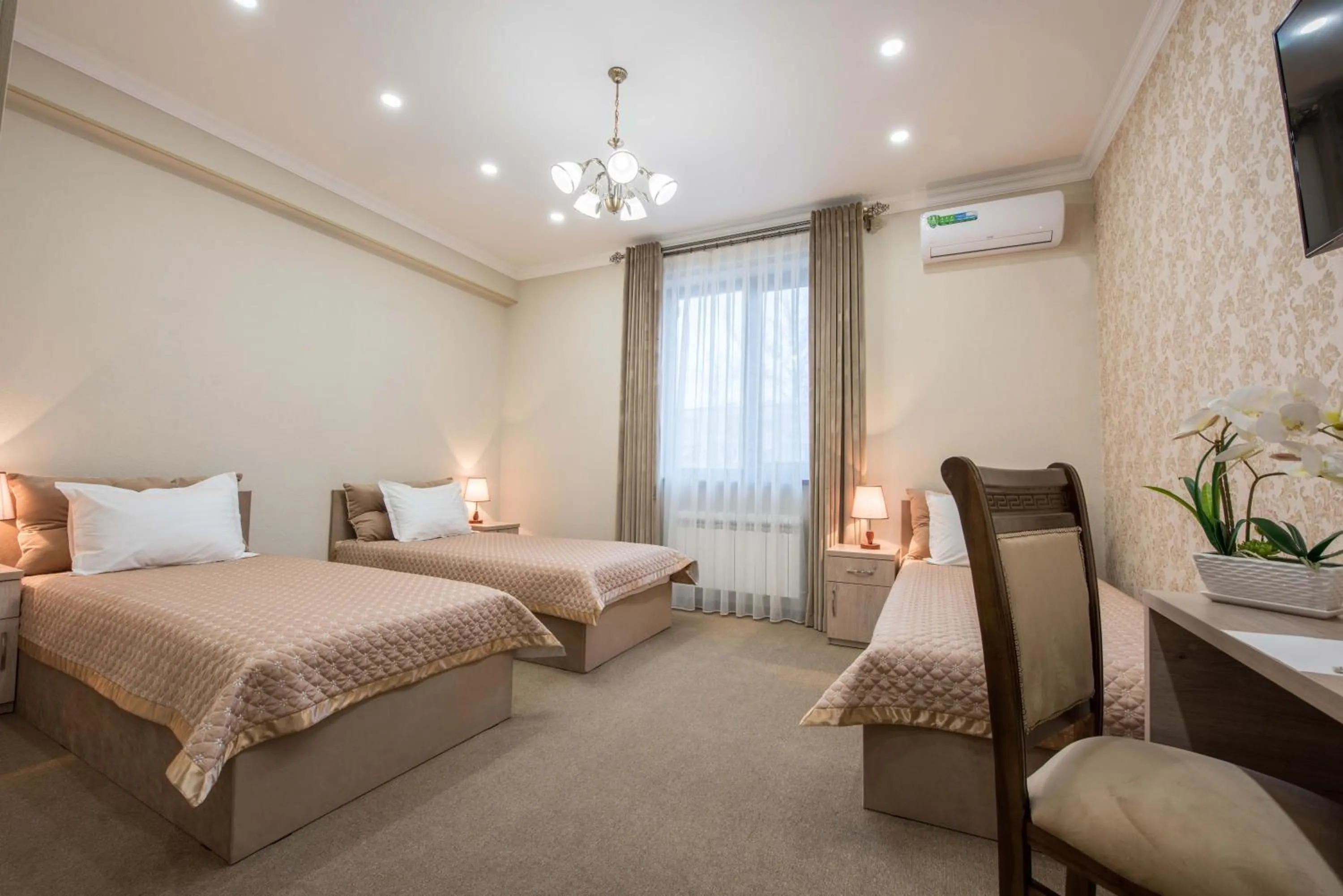 Photo of the whole room, Bed in Huzur Hotel Tashkent