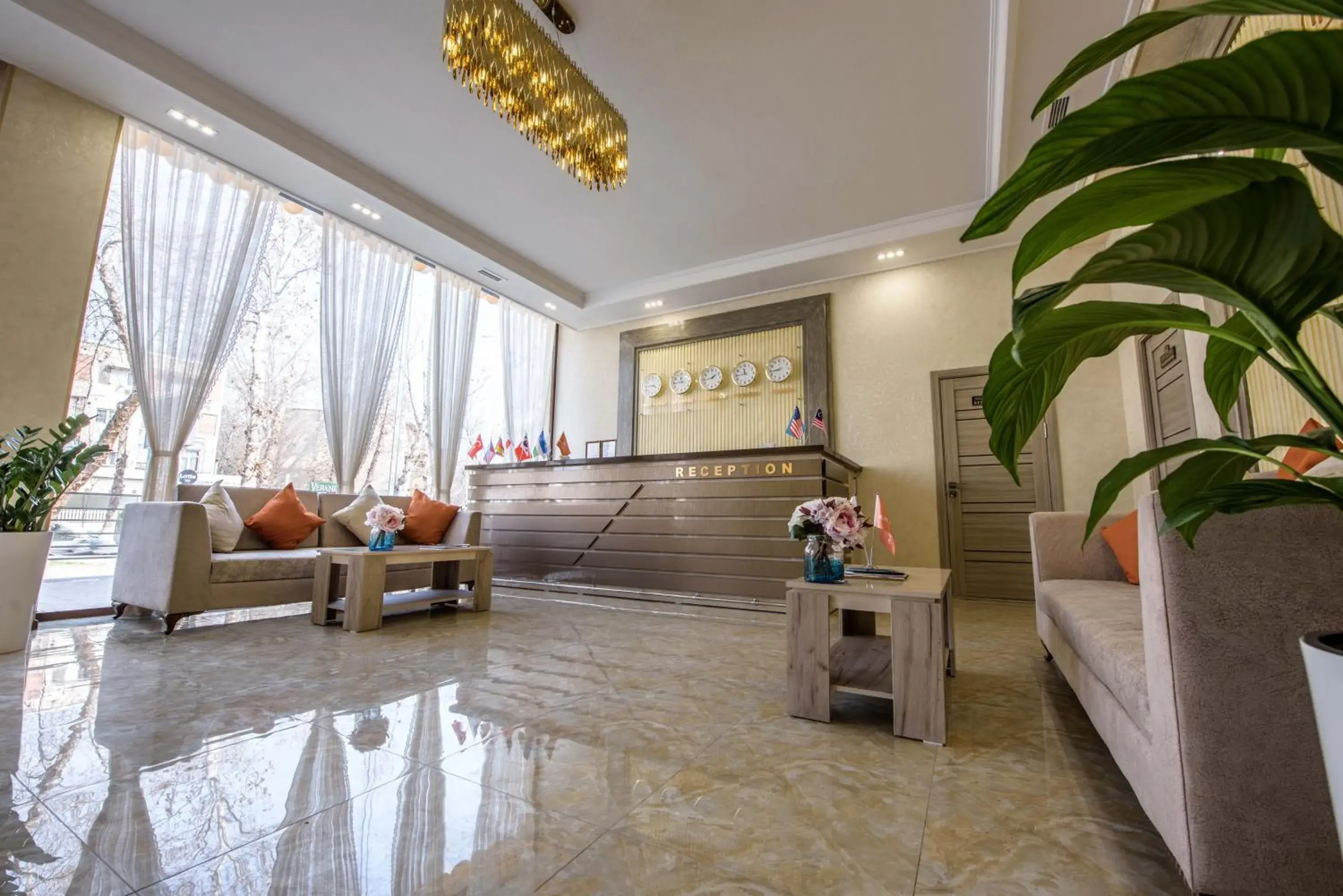 Lobby or reception in Huzur Hotel Tashkent Lobby or reception in Huzur Hotel Tashkent