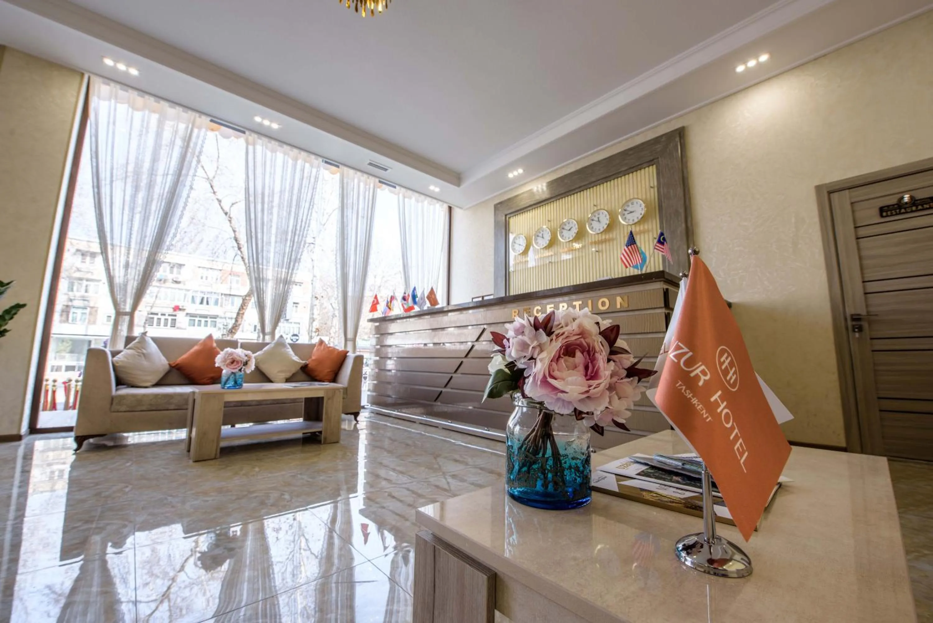 Lobby or reception in Huzur Hotel Tashkent